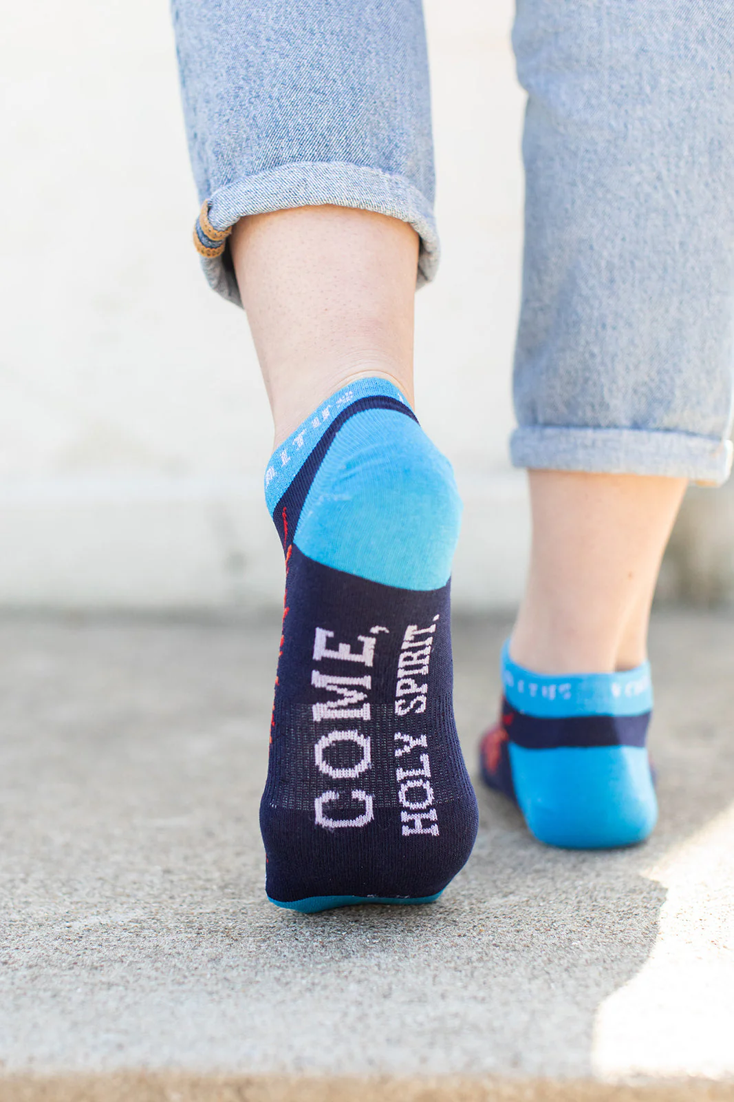 Holy Spirit No Show Socks - Image 2