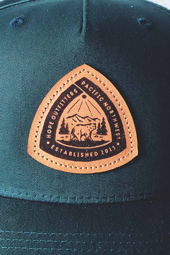 Hope Outfitters Leather Patch Hat - Image 3