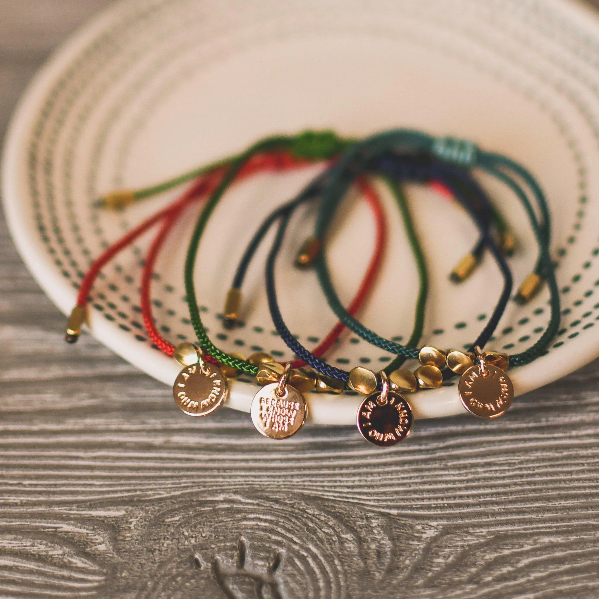 I Know Who I Am Cord Bracelet - Image 3