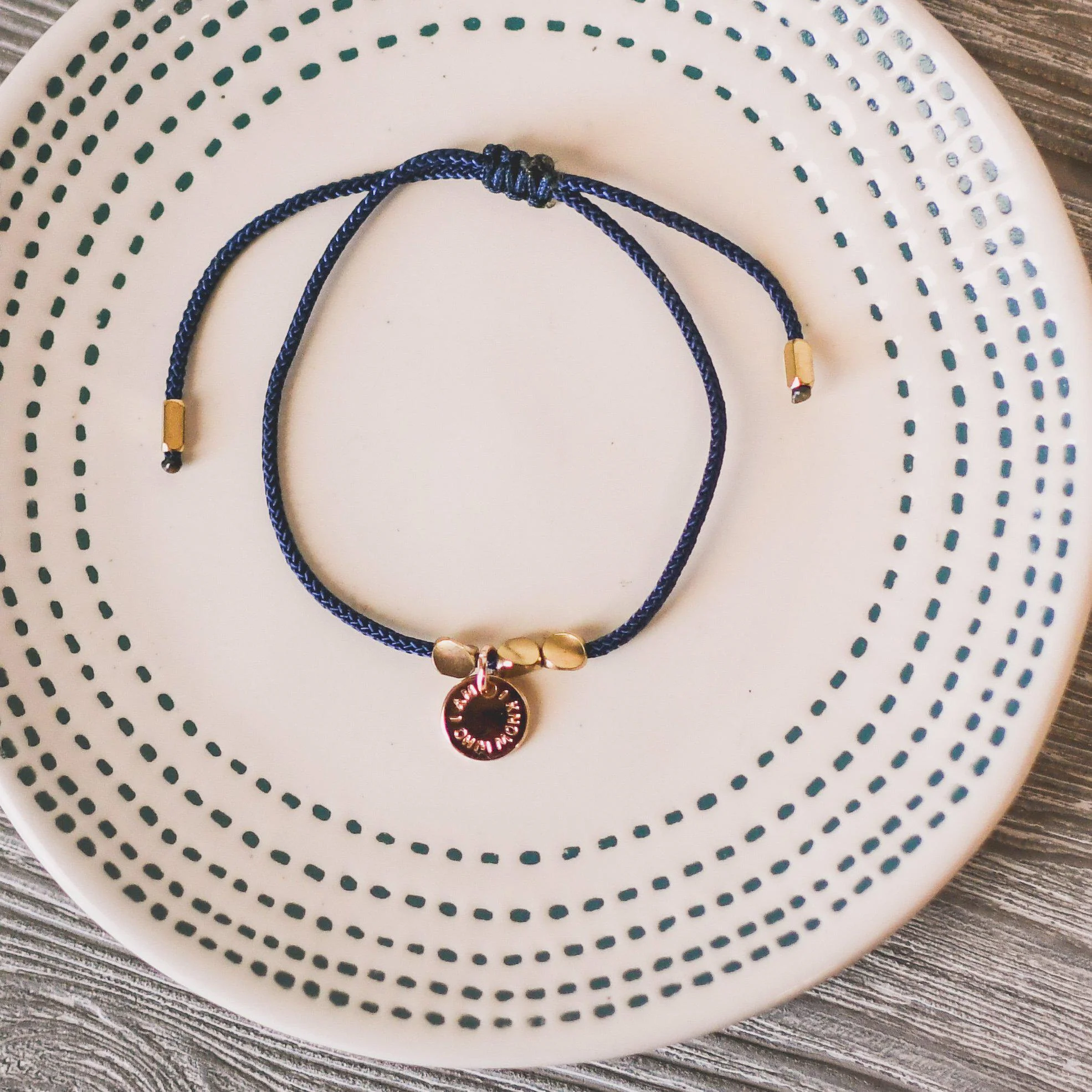I Know Who I Am Cord Bracelet - Image 7