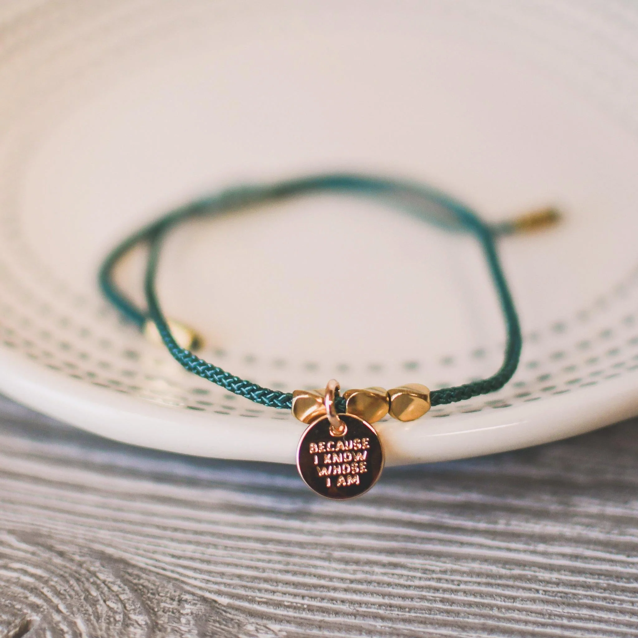 I Know Who I Am Cord Bracelet - Image 8
