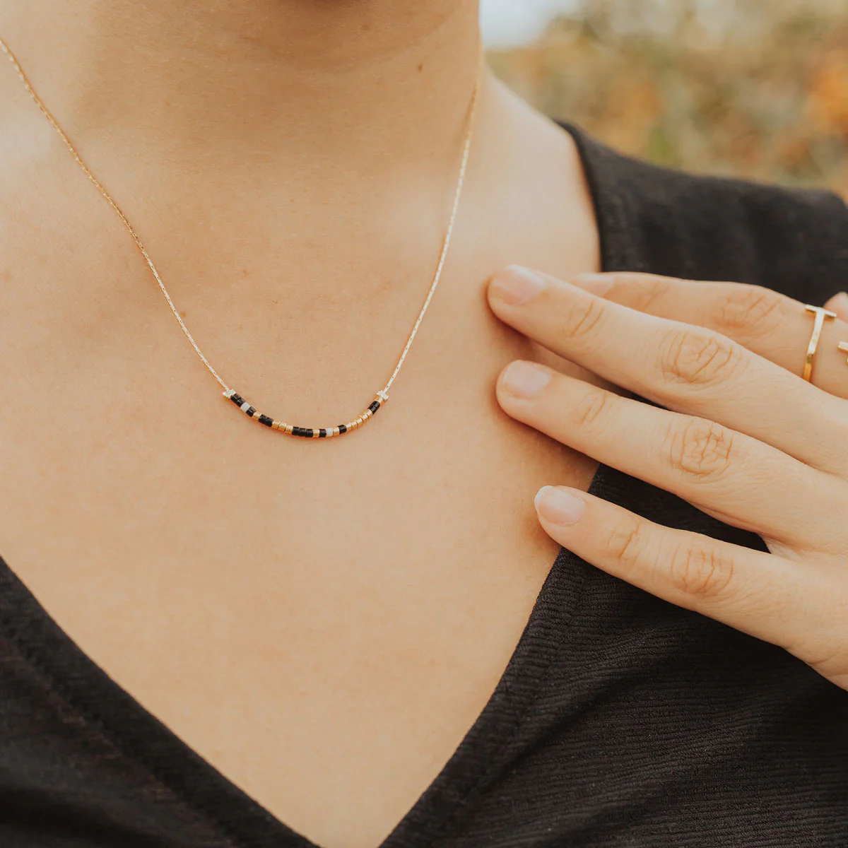 I Love You Morse Code Necklace - Image 2