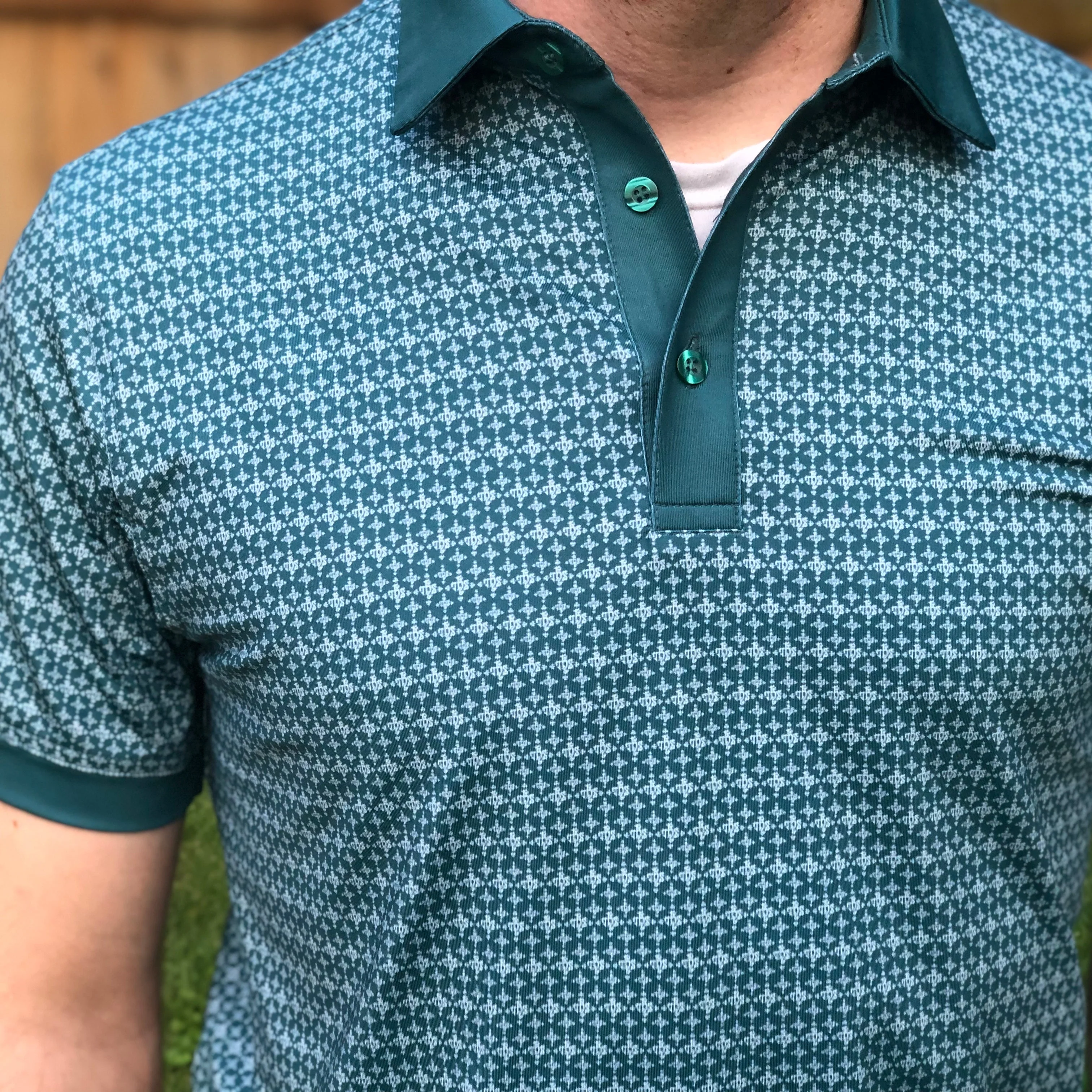 IHS Catholic Men's Performance Polo - Image 5