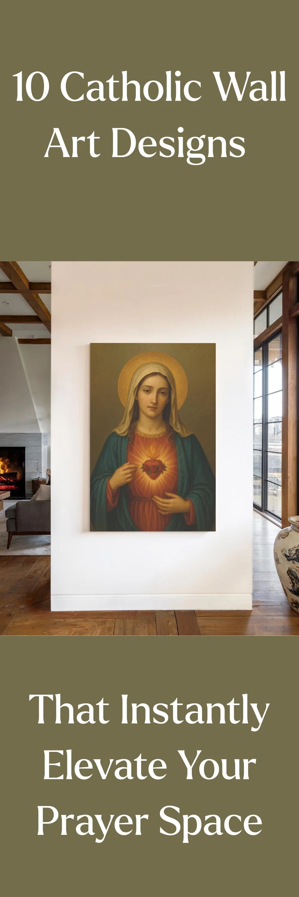 Immaculate Heart of Mary Wall Art Print - Image 10
