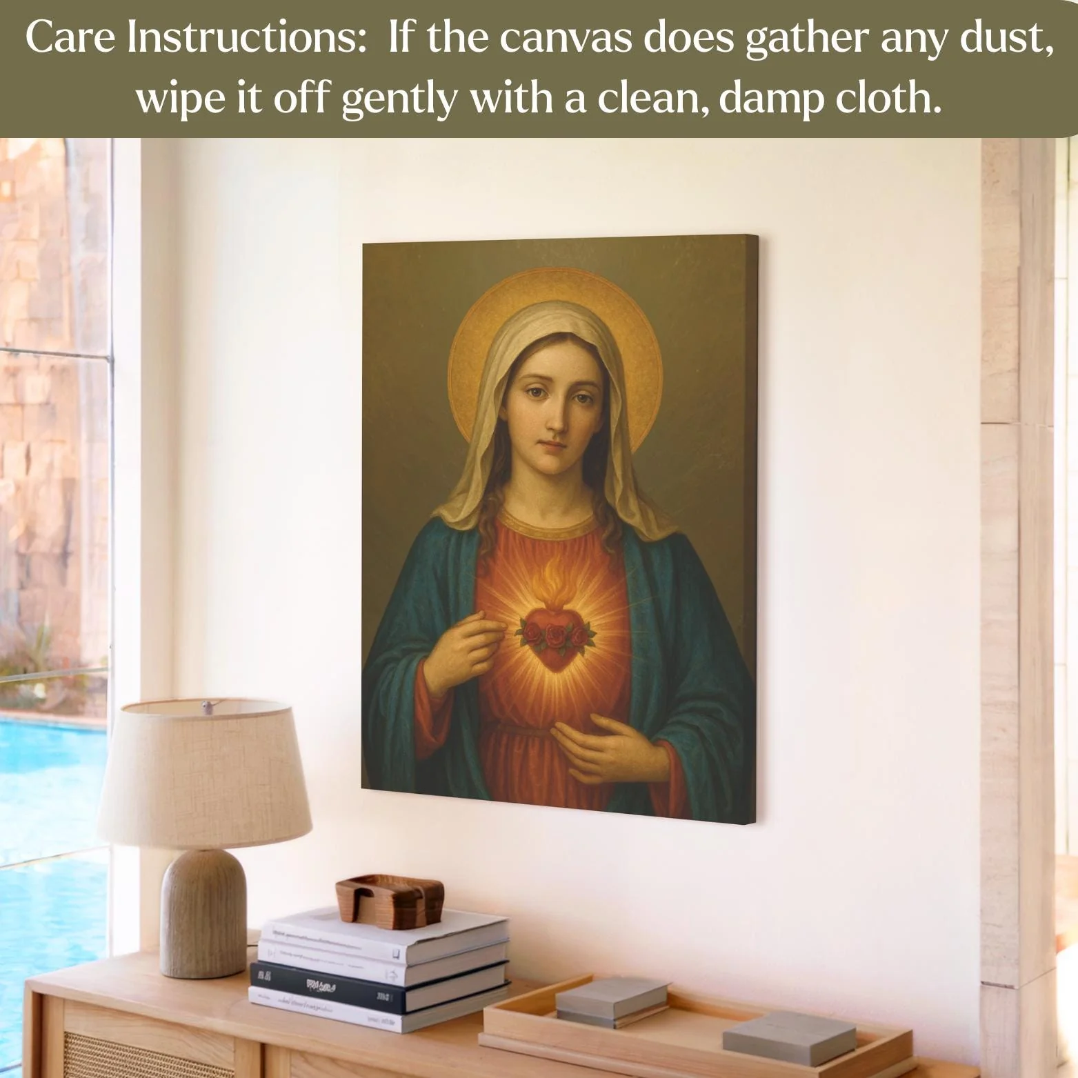 Immaculate Heart of Mary Wall Art Print - Image 7