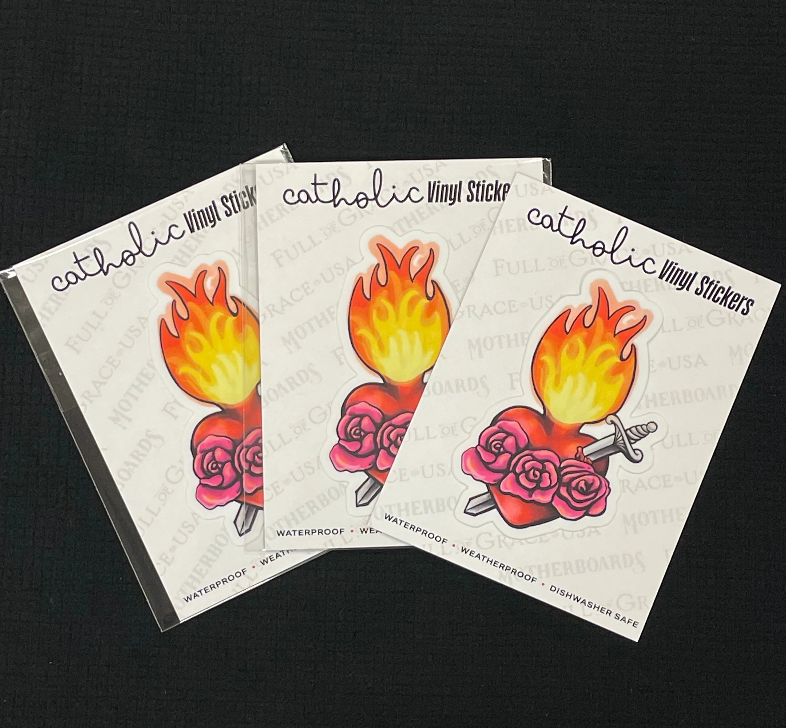 Immaculate Heart Sticker Decal - Image 4