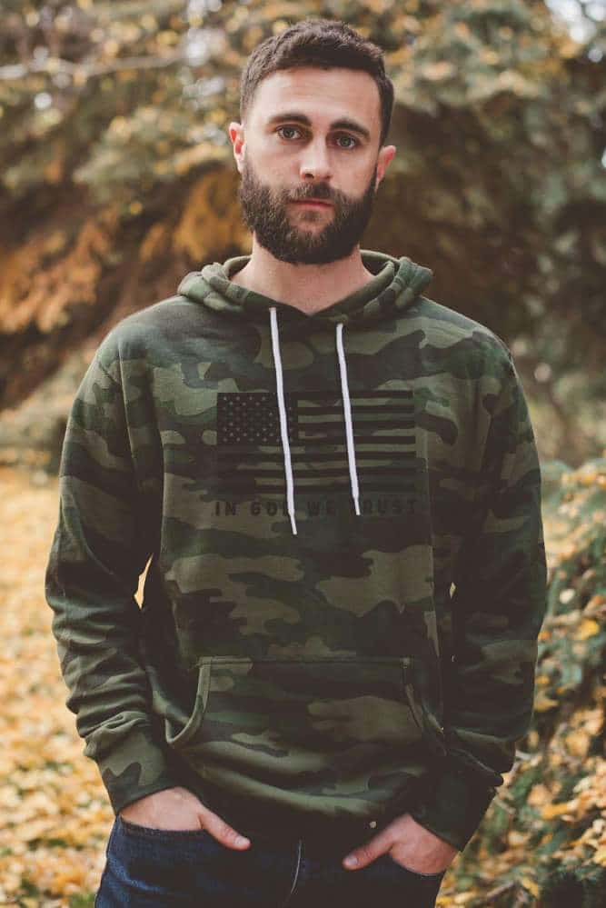 In God We Trust Camo Hoodie - Image 3