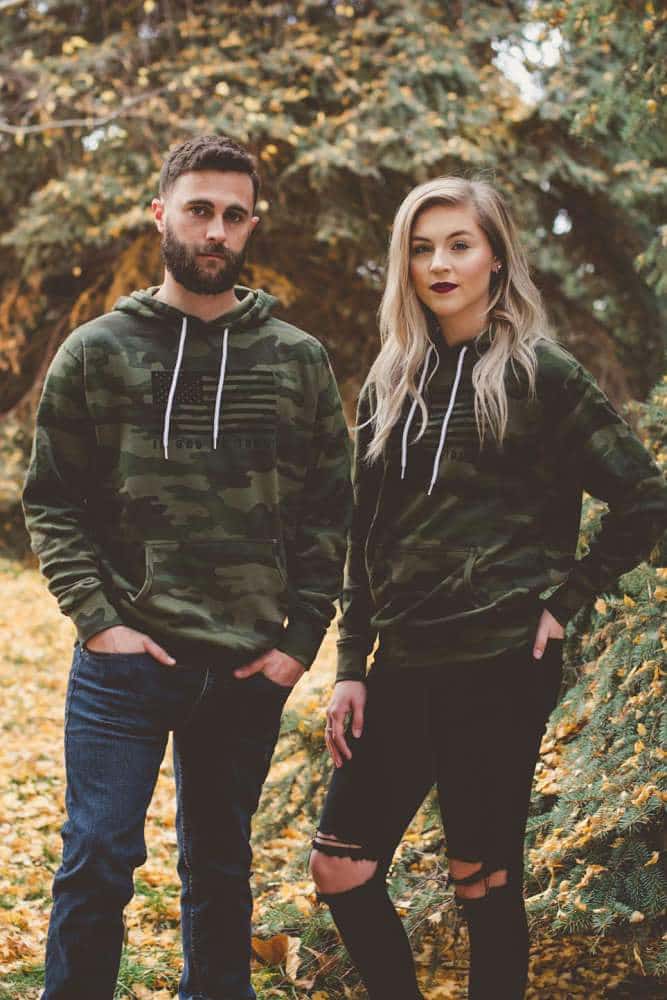 In God We Trust Camo Hoodie - Image 4
