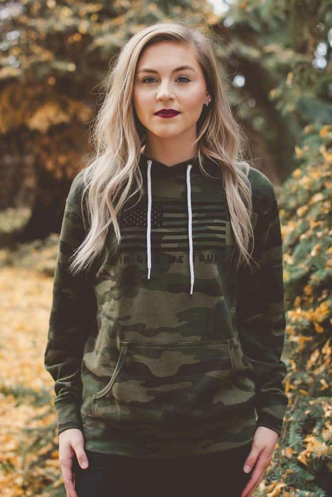 In God We Trust Camo Hoodie - Image 5
