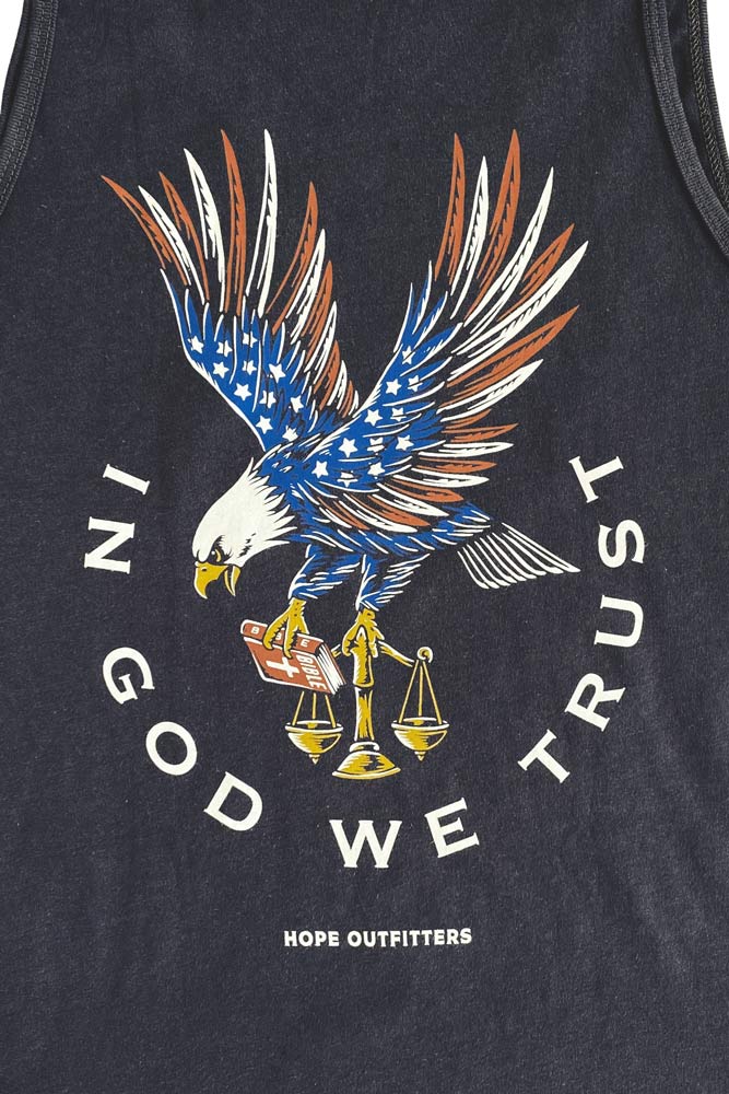 In God We Trust Eagle Tank - Image 4