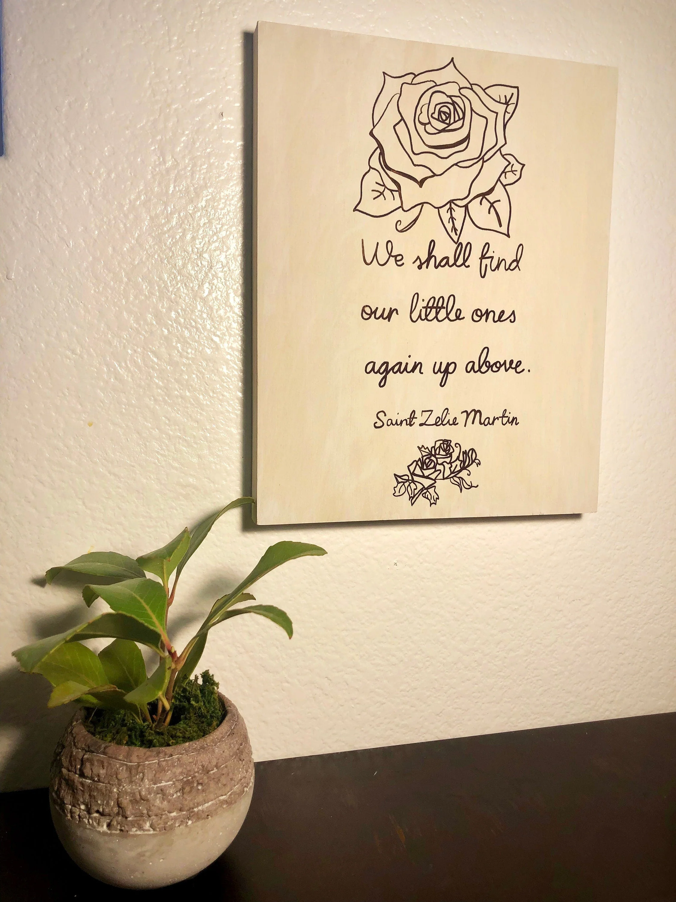 Infant Loss Gift / Miscarriage Gift / Saint Zelie Quote - Image 3