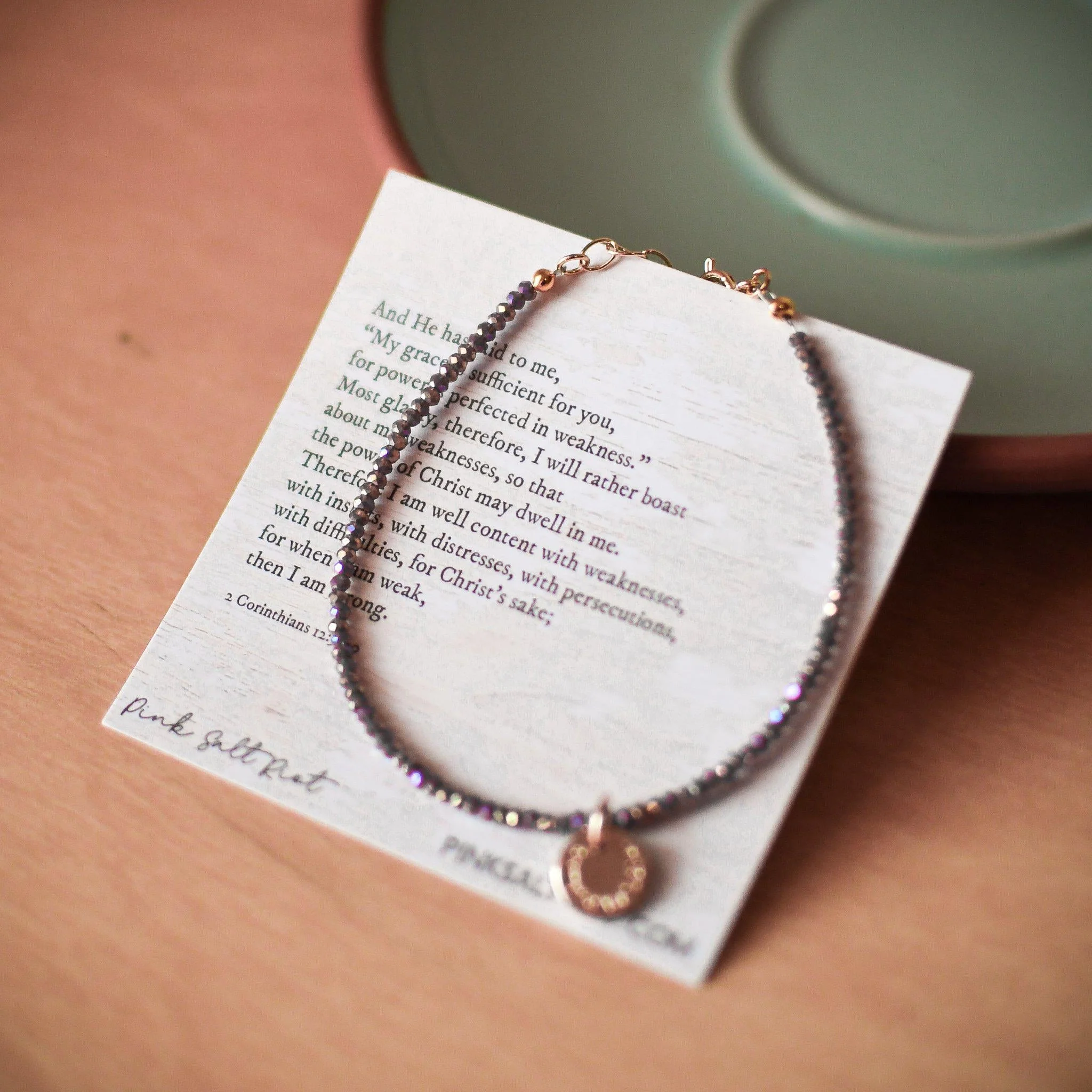 Iridescent Deep Purple Trust My Darling Bracelet - Image 3