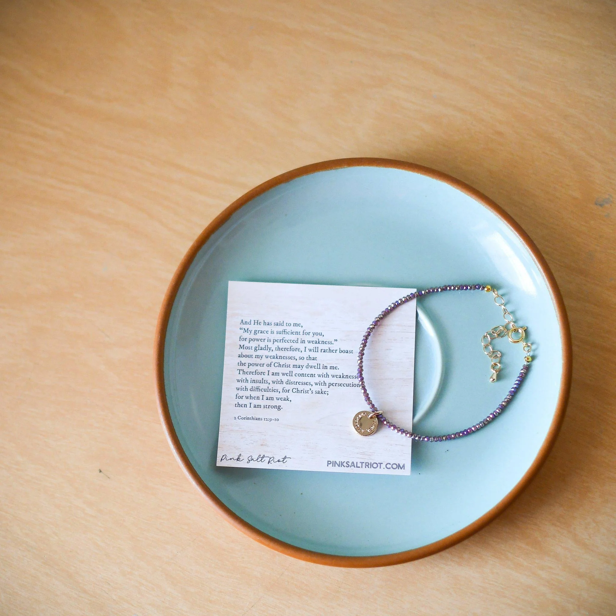 Iridescent Deep Purple Trust My Darling Bracelet - Image 4