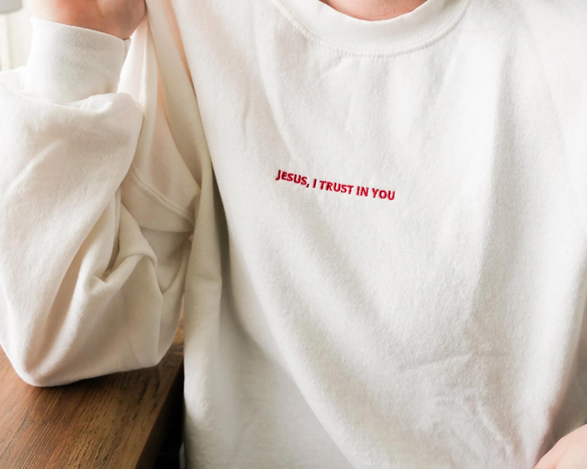 Jesus I Trust In You Sweatshirt - Image 7