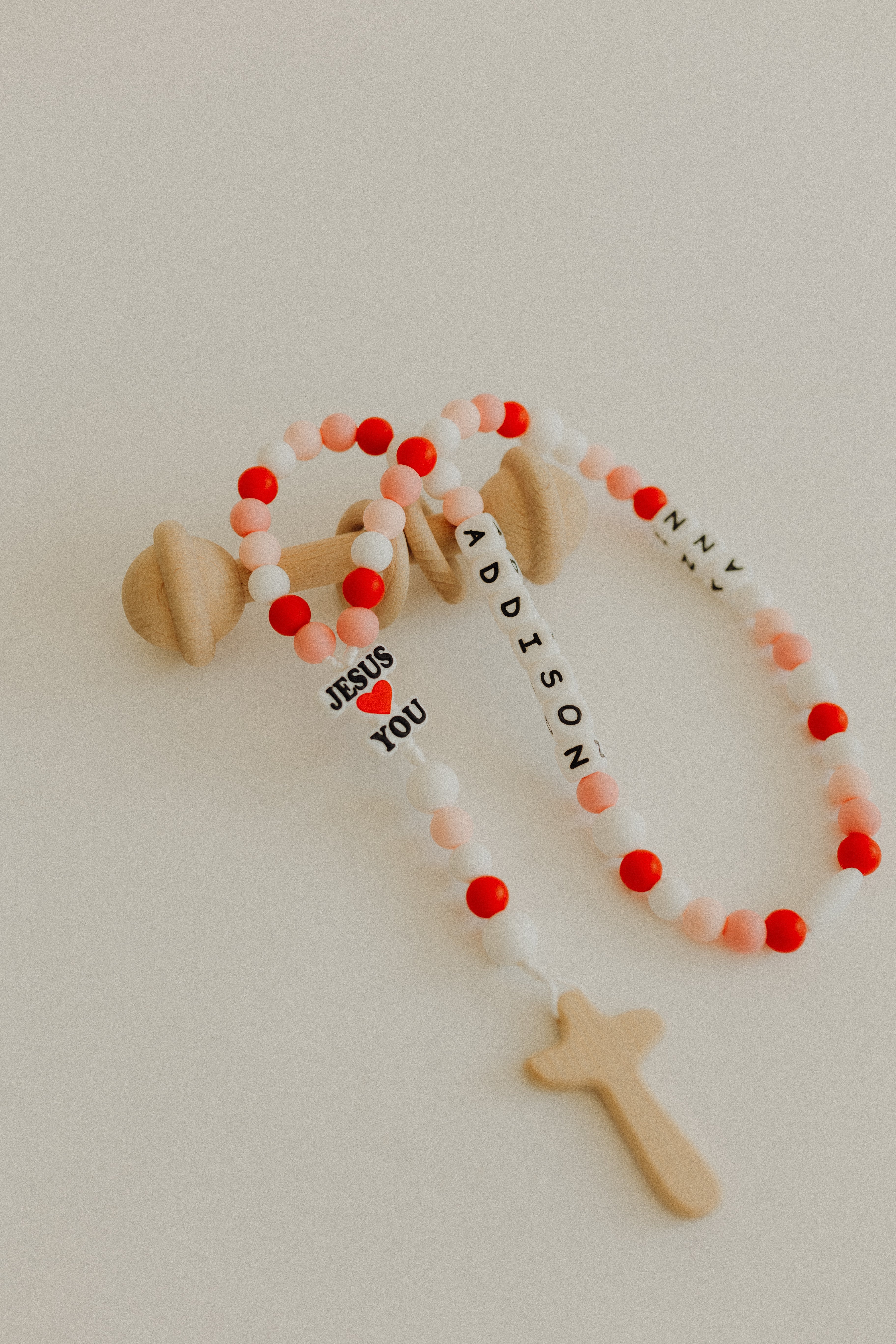 Jesus Loves You | Custom Baby Rosary - Image 5
