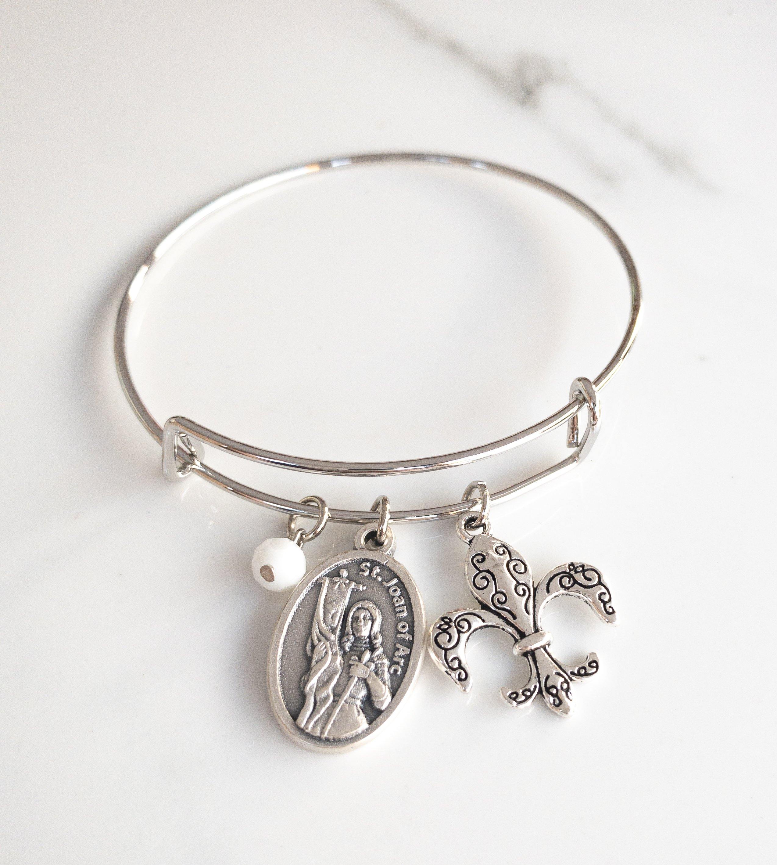 Joan of Arc Bangle Bracelet - Image 3