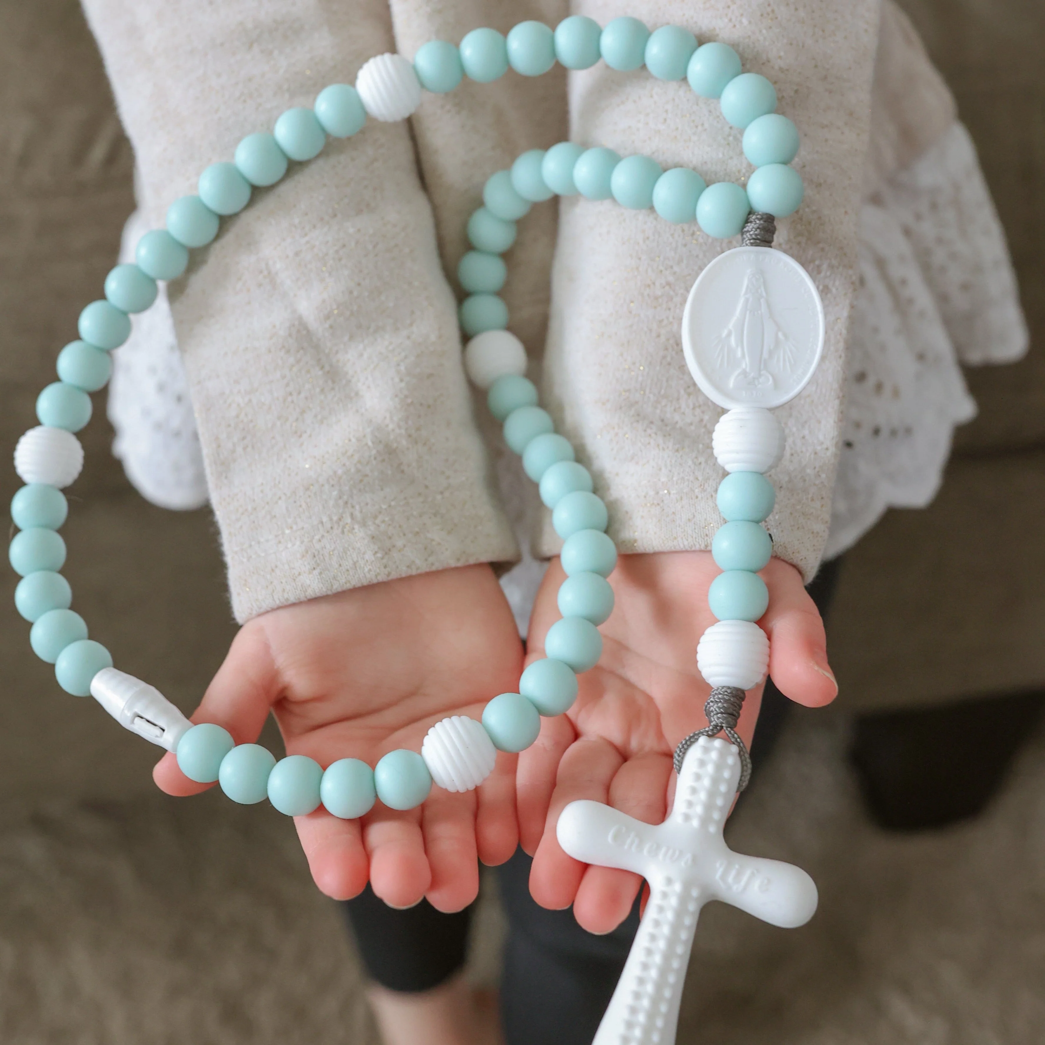 John the Baptist Silicone Rosary | Chews Life Rosary - Image 2