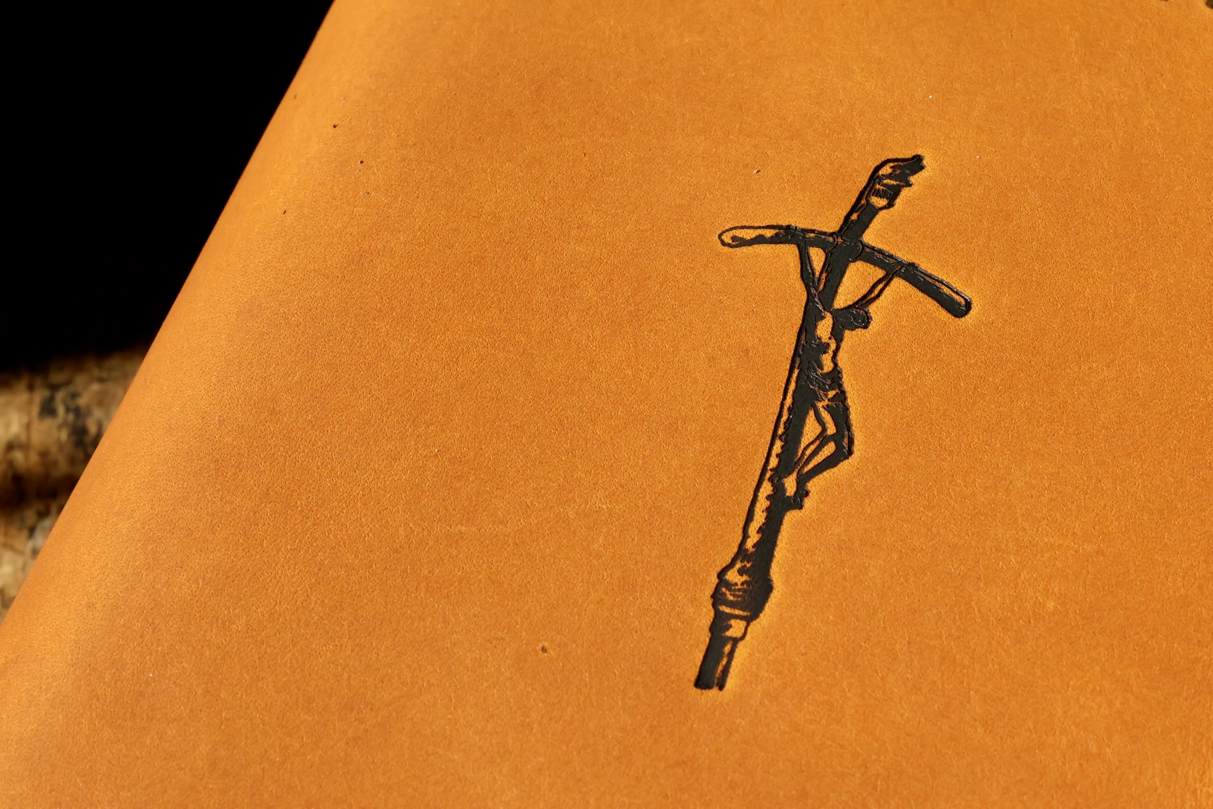 JPII Papal Cross Bible Cover - Image 4