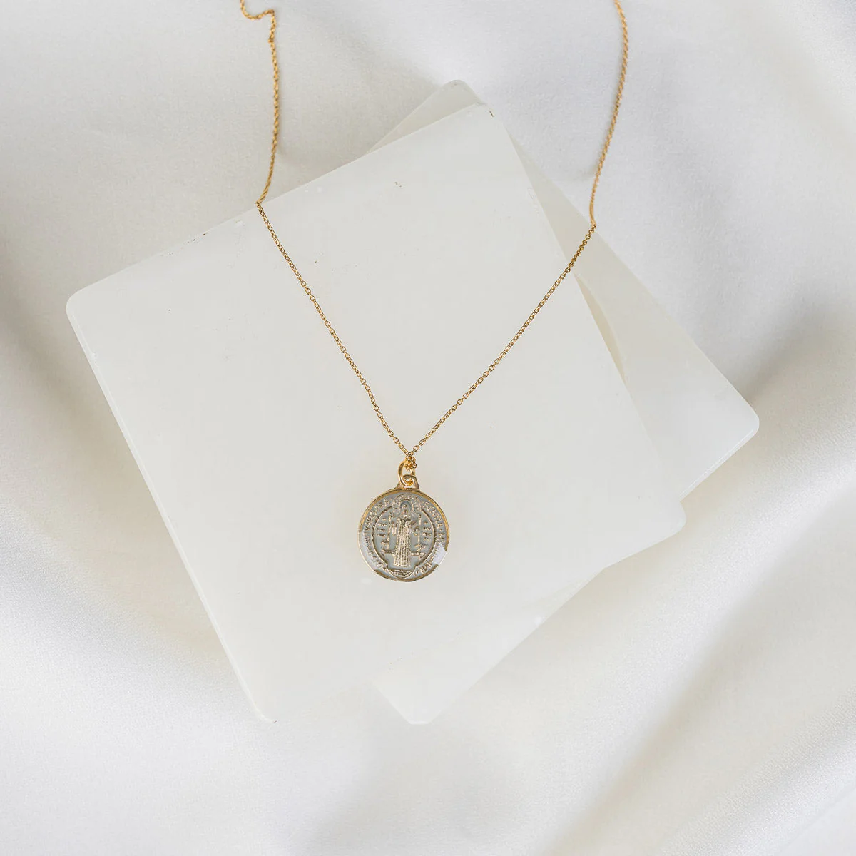 Jubilee Medal of St. Benedict Necklace - Image 4