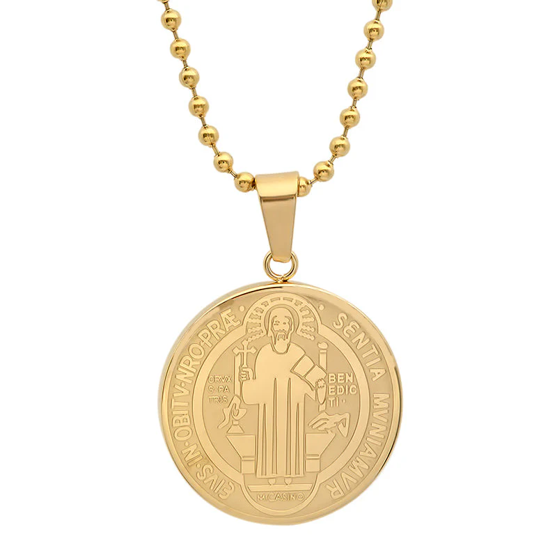 Ladies Stainless Steel Religious Necklace - Image 2