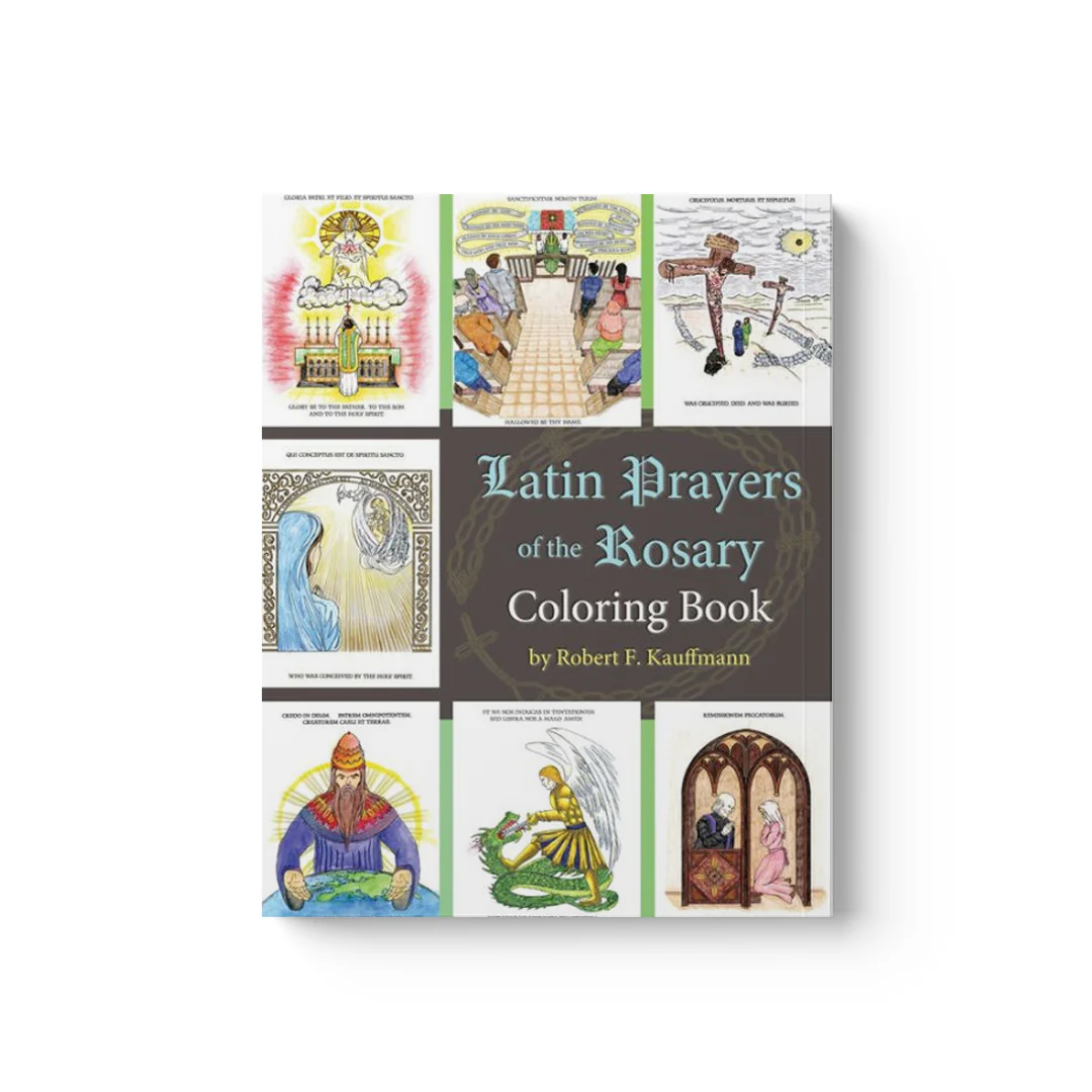 Latin Prayers of the Rosary Coloring Book