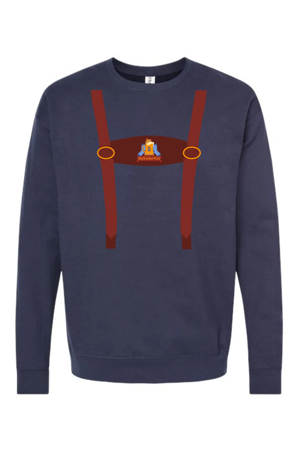 Lederhosen Crewneck Sweatshirt - Image 6