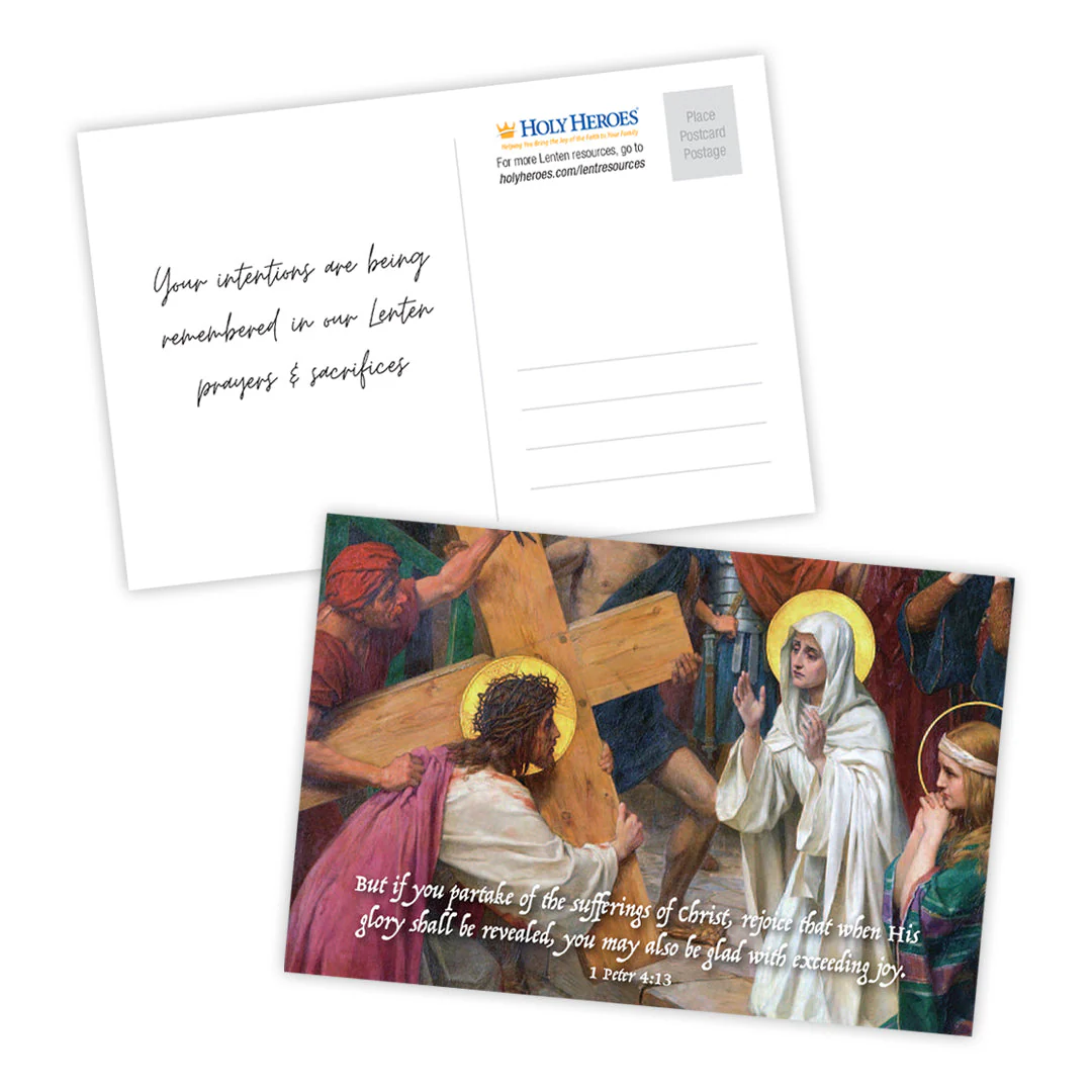 Lenten Daily Prayer & Sacrifice Cards (40 card set) - Image 2