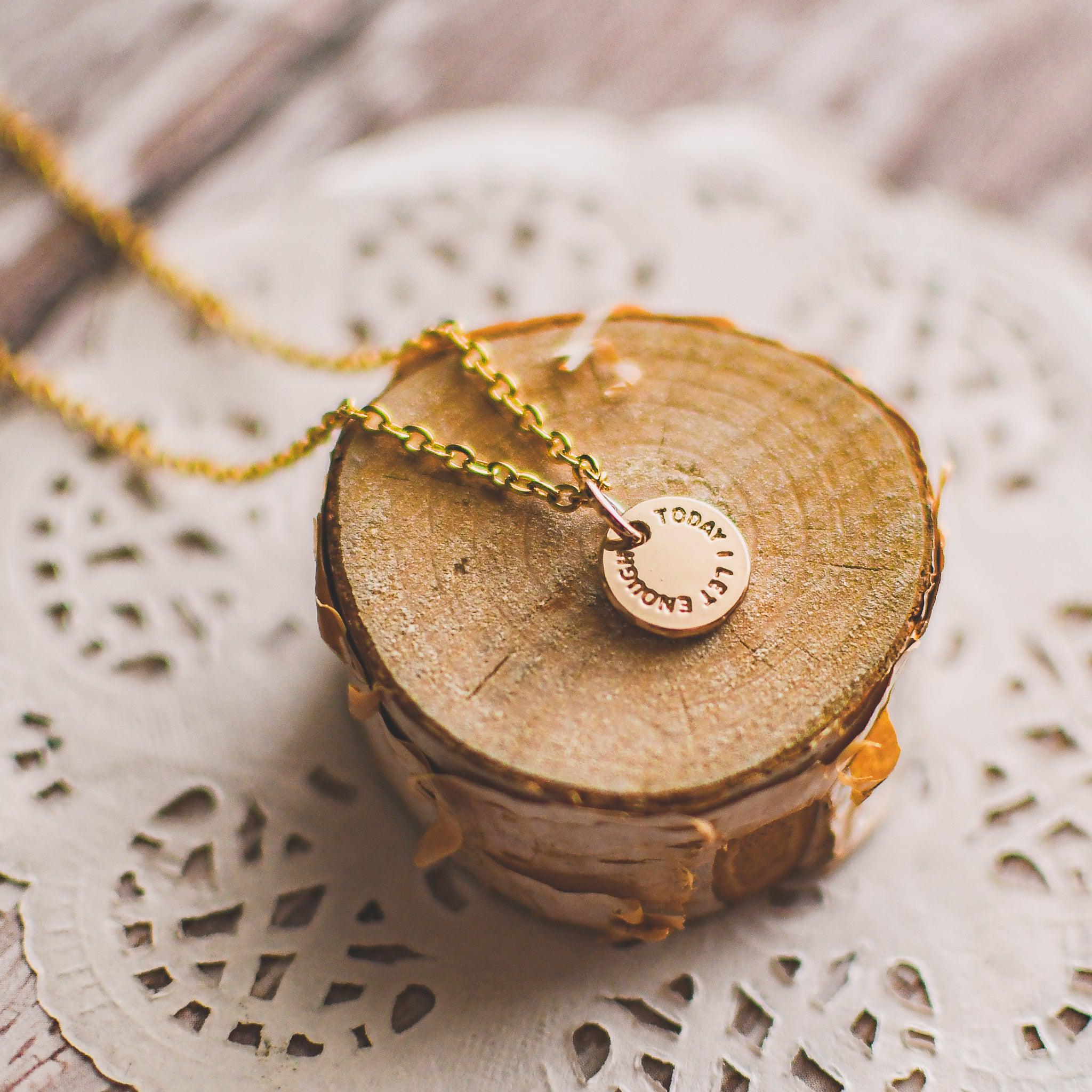 Let Enough Be Enough Coin Necklace - Image 3