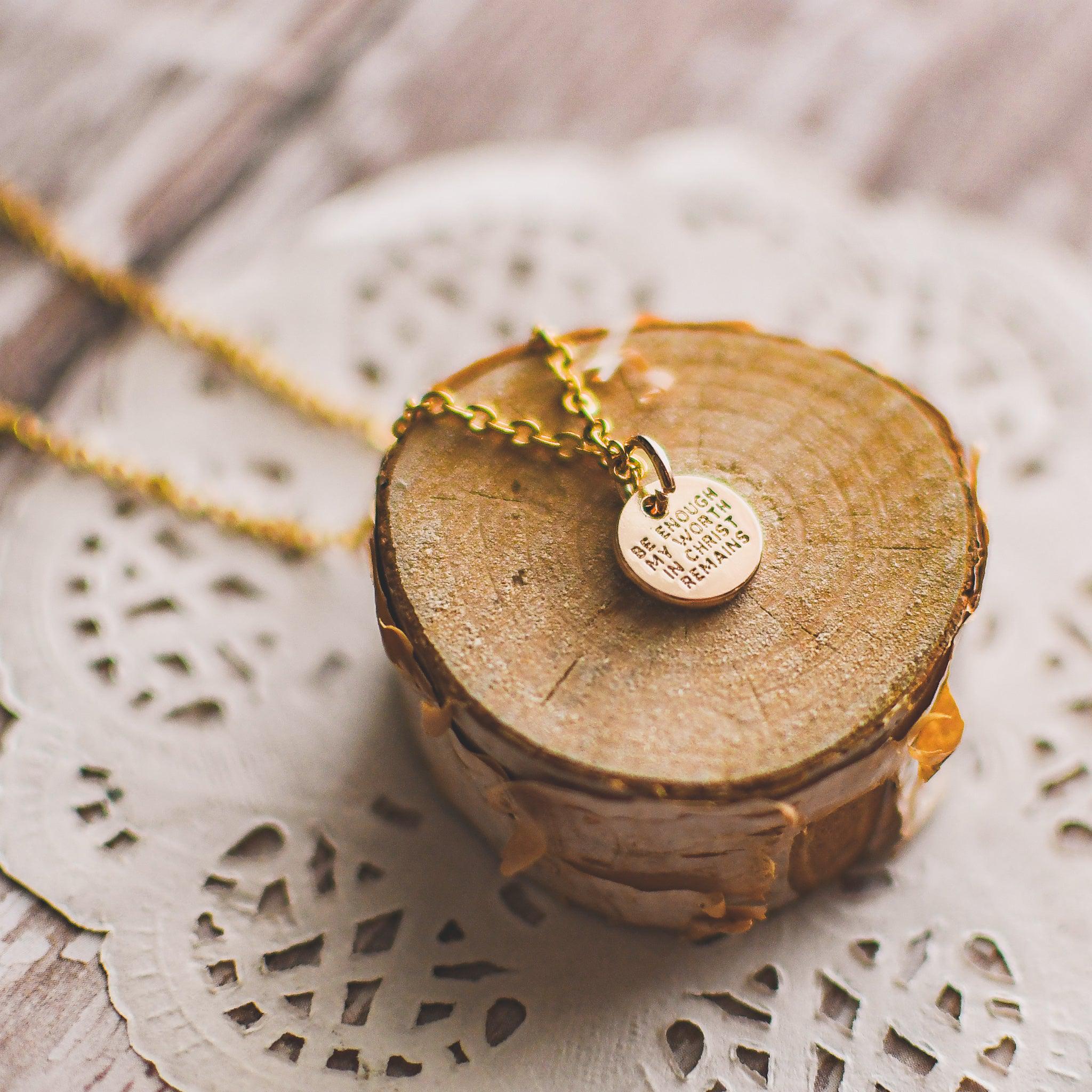 Let Enough Be Enough Coin Necklace - Image 4