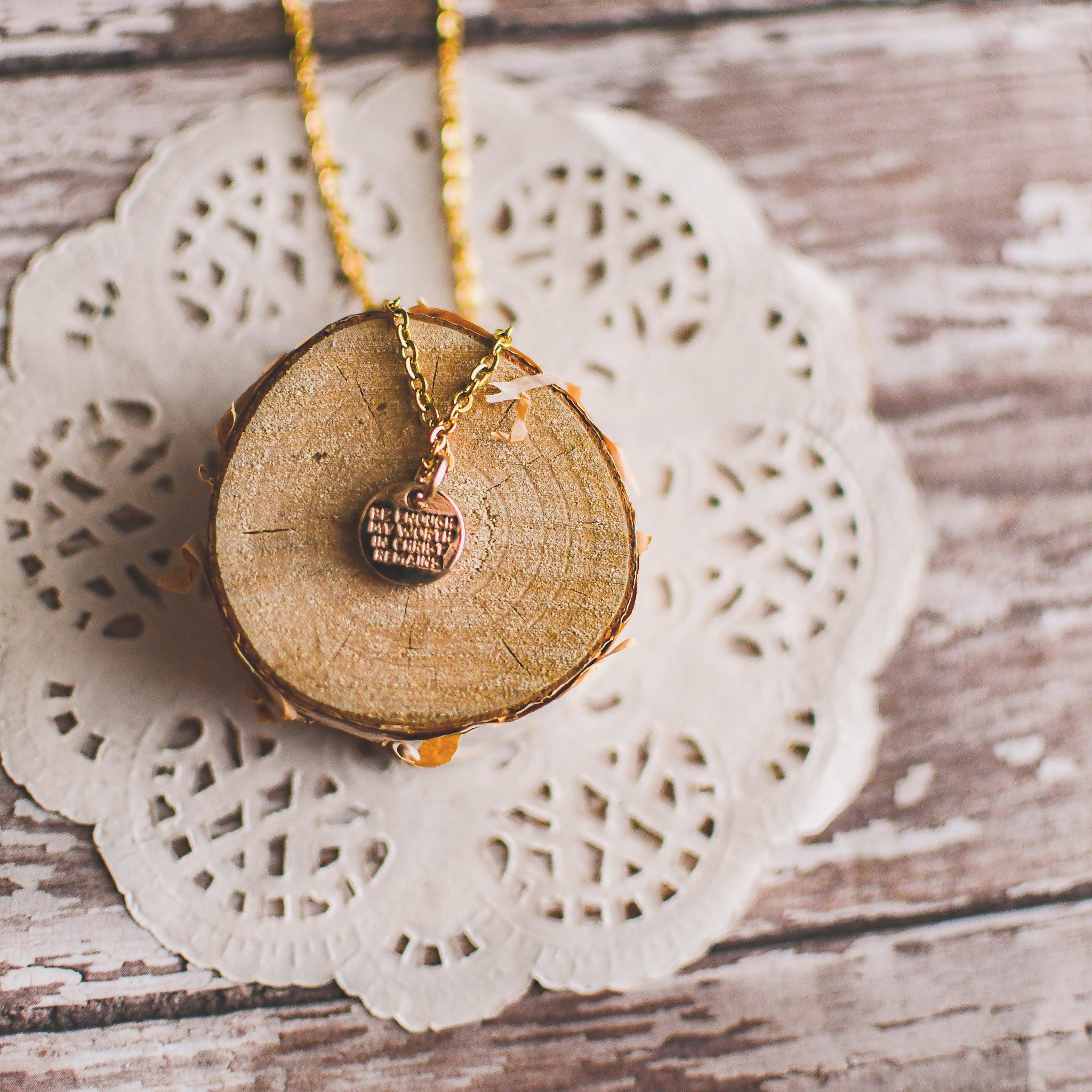 Let Enough Be Enough Coin Necklace - Image 5