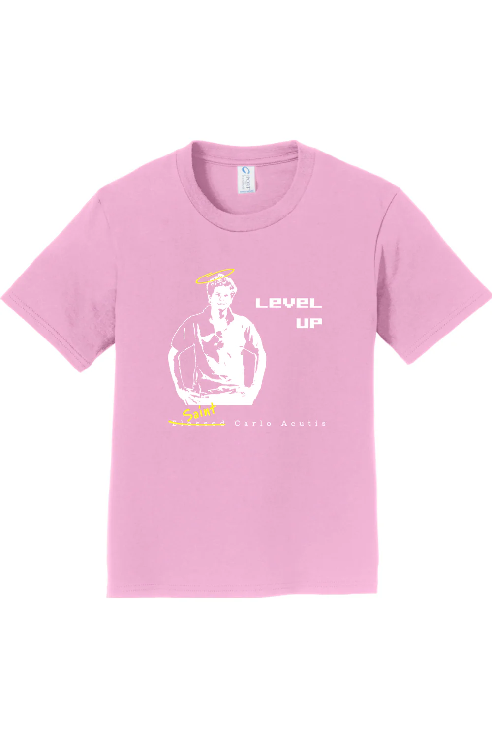 Level Up - St. Carlo Acutis - Youth T-Shirt - Image 6