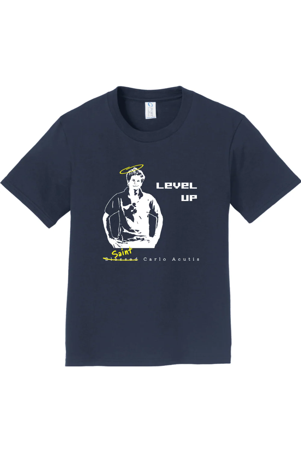 Level Up - St. Carlo Acutis - Youth T-Shirt - Image 7