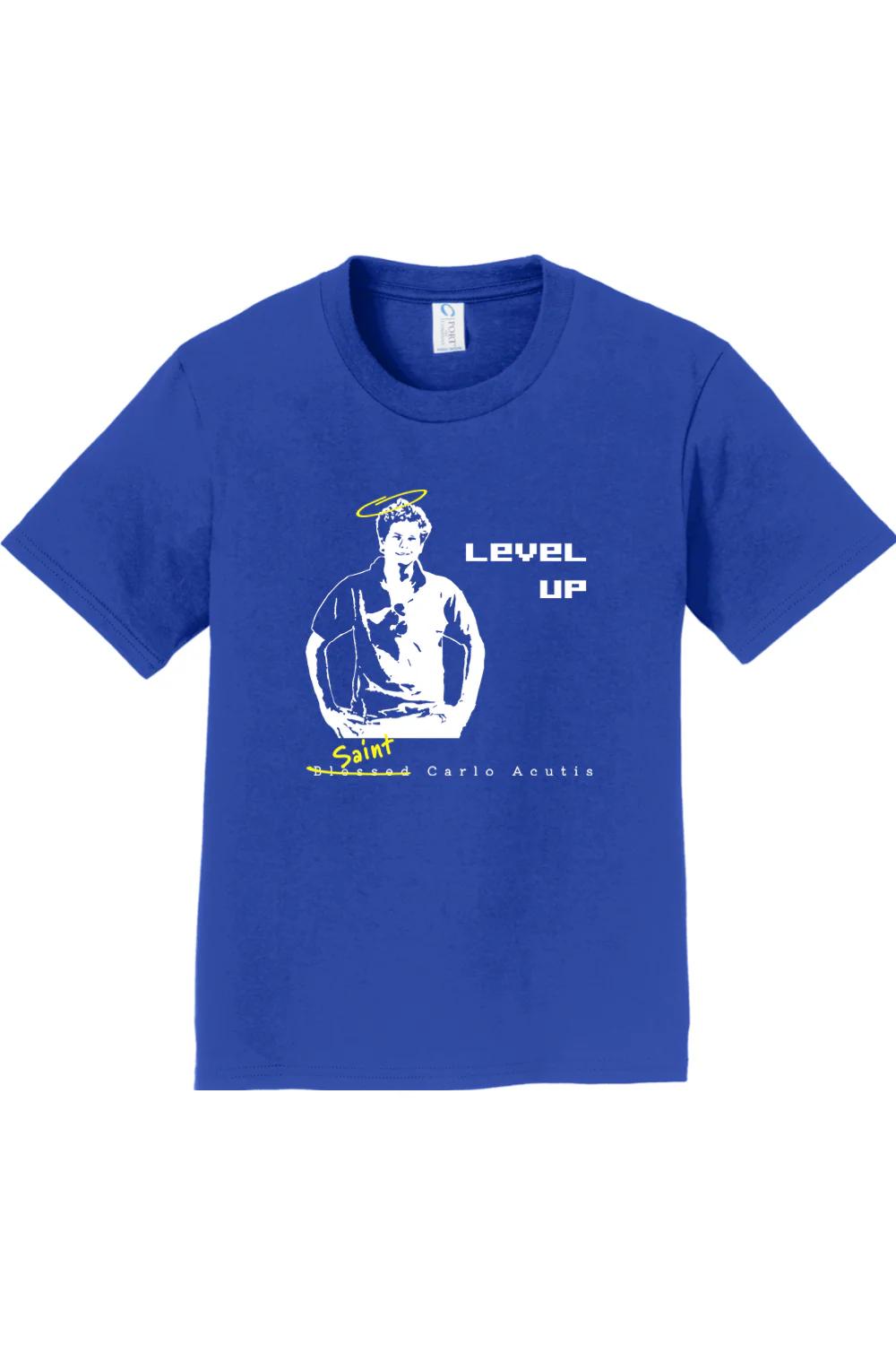 Level Up - St. Carlo Acutis - Youth T-Shirt - Image 9