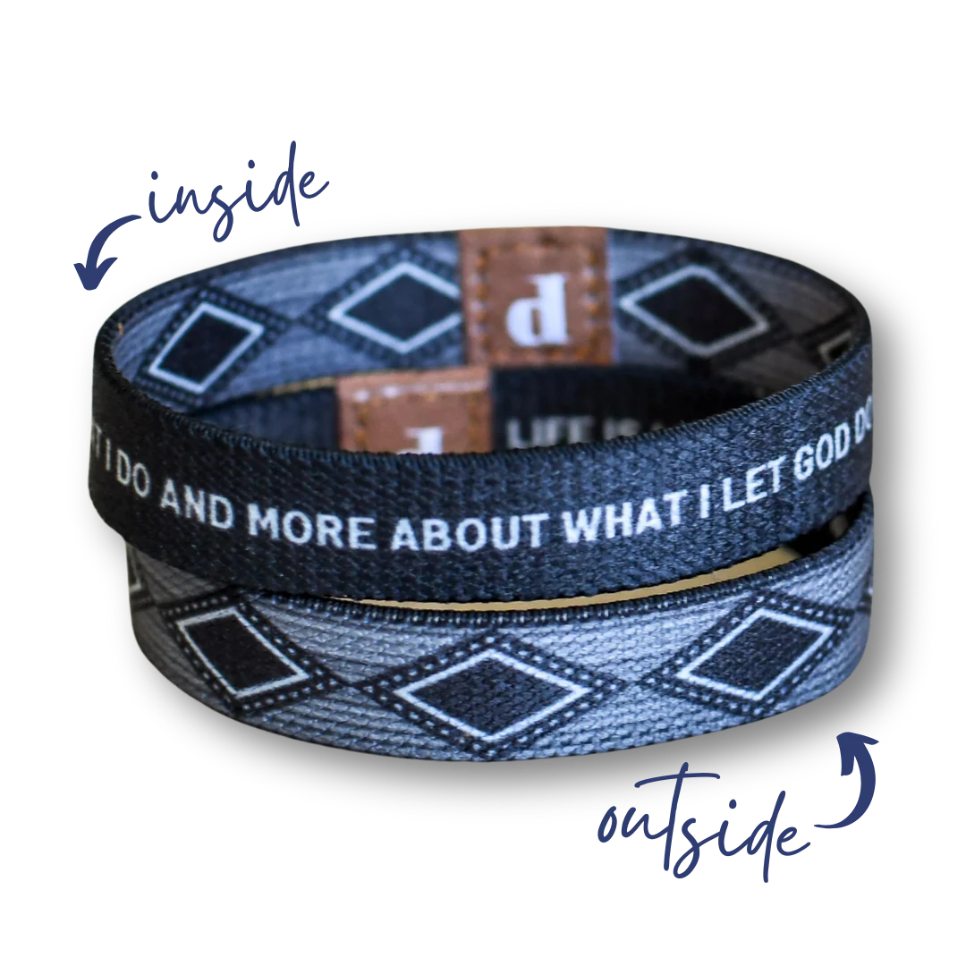 Life is About God Black Mens TruthBand - Image 4