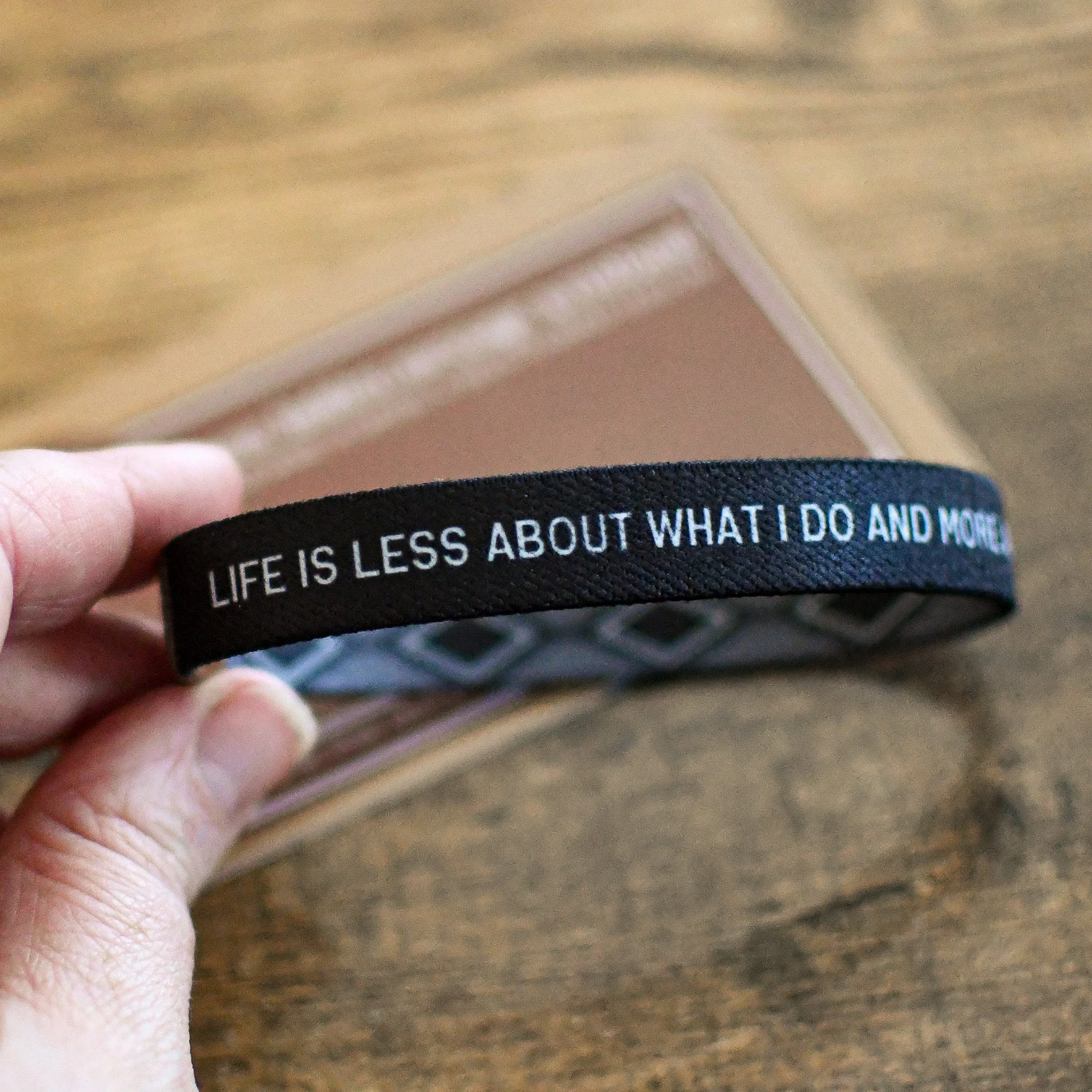 Life is About God Black Mens TruthBand - Image 5