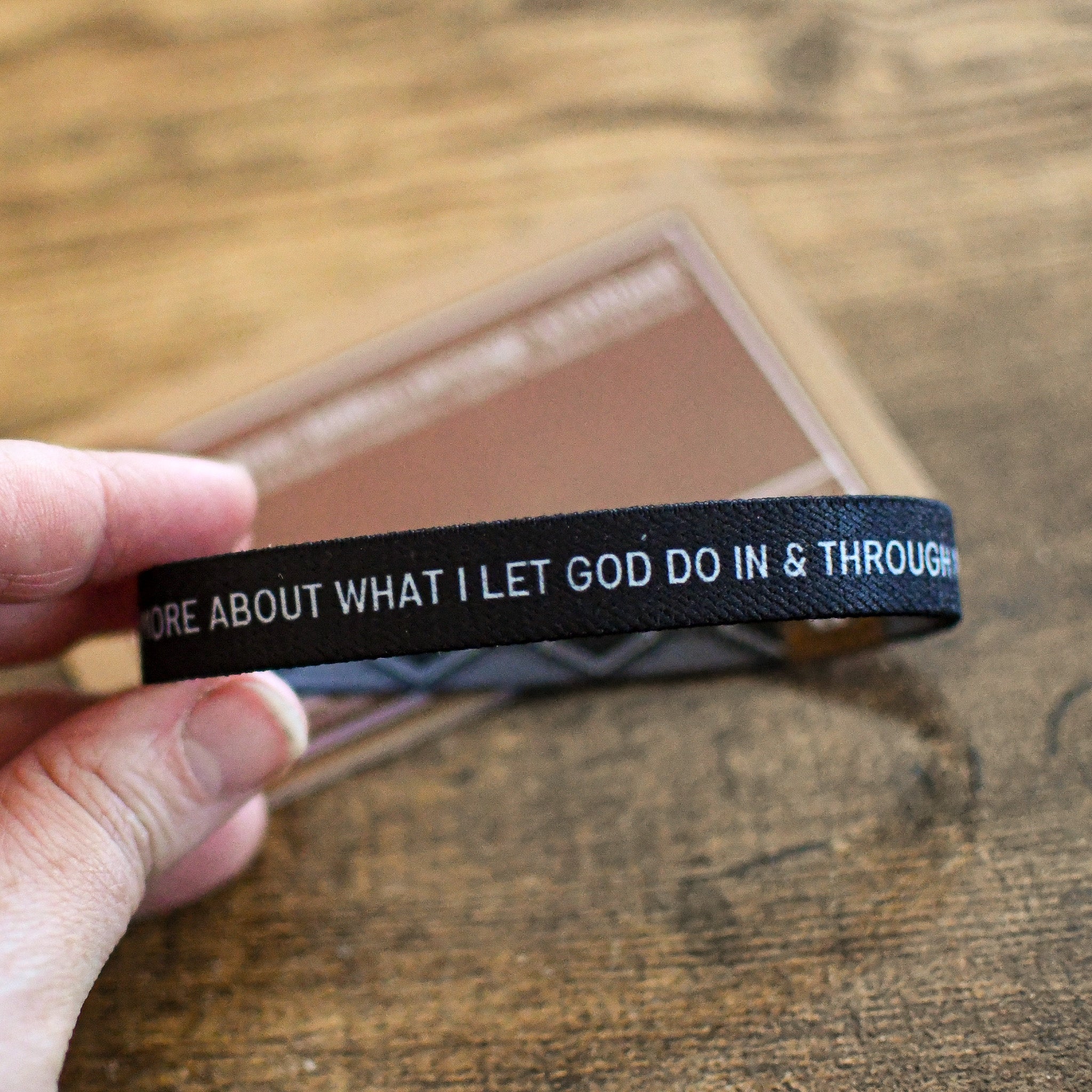 Life is About God Black Mens TruthBand - Image 6