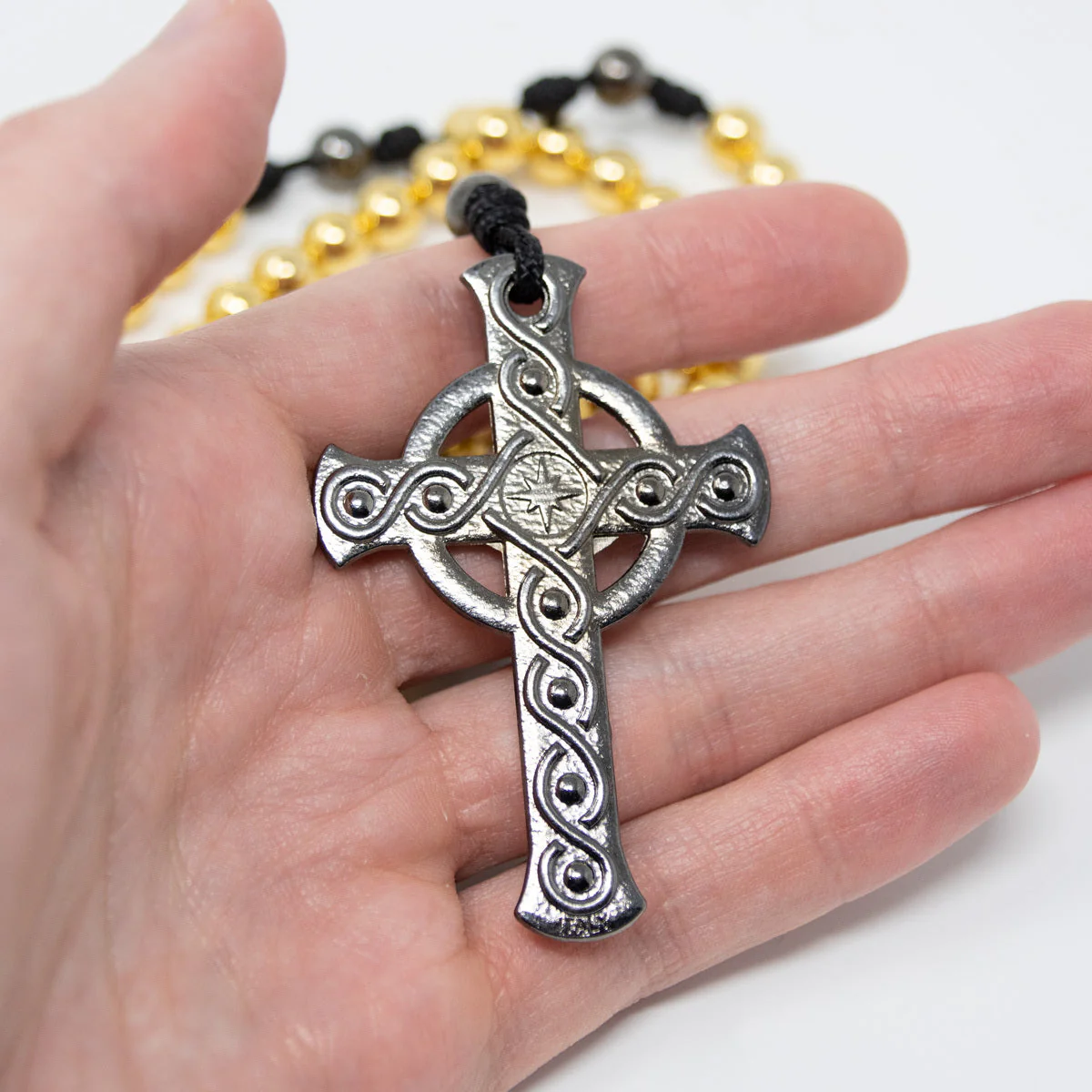 Lifetime Rosaries, Deliverance Cross Rosary, Gold - Image 5