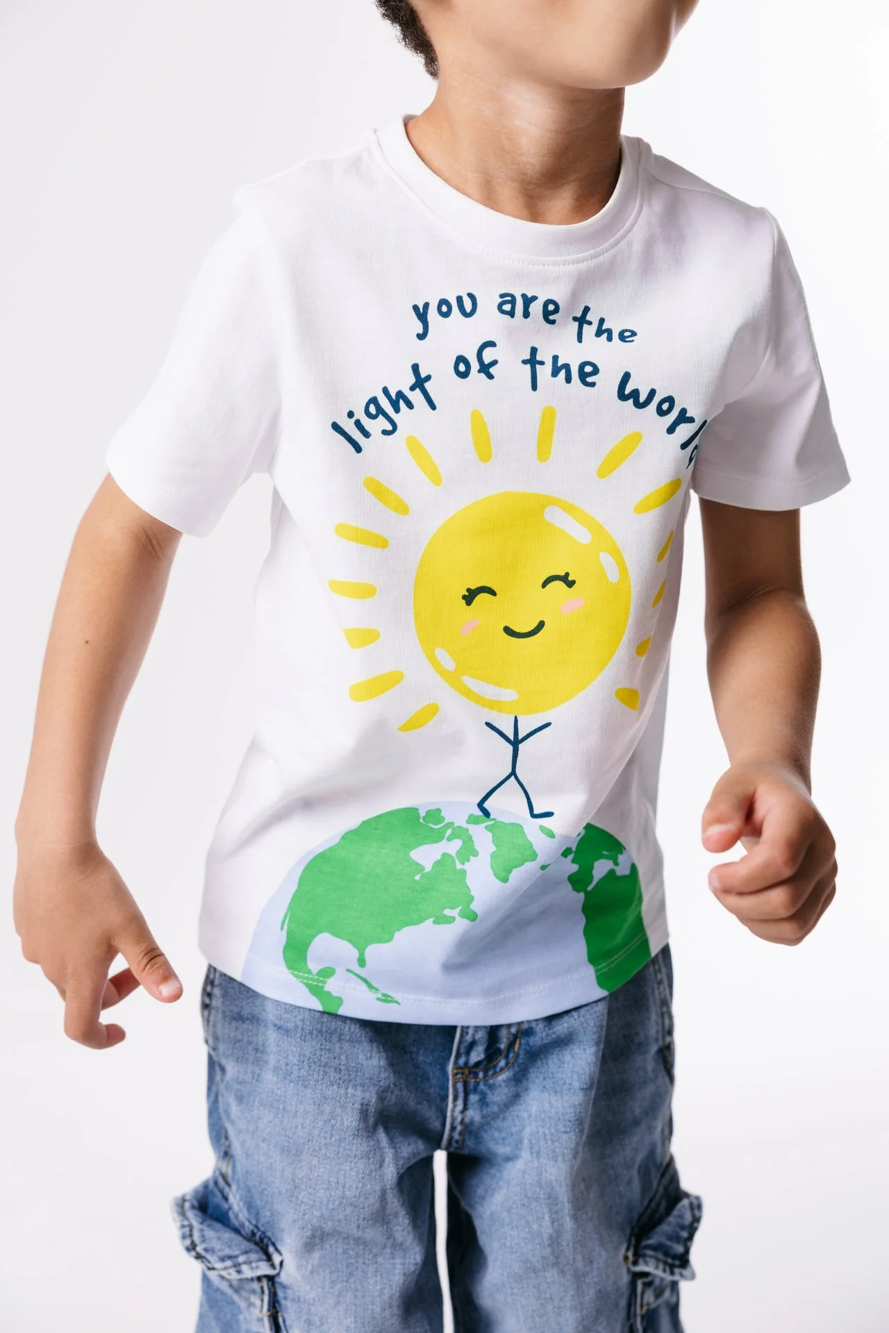 Light of the World Short Sleeve T-Shirt Cotton - Image 4