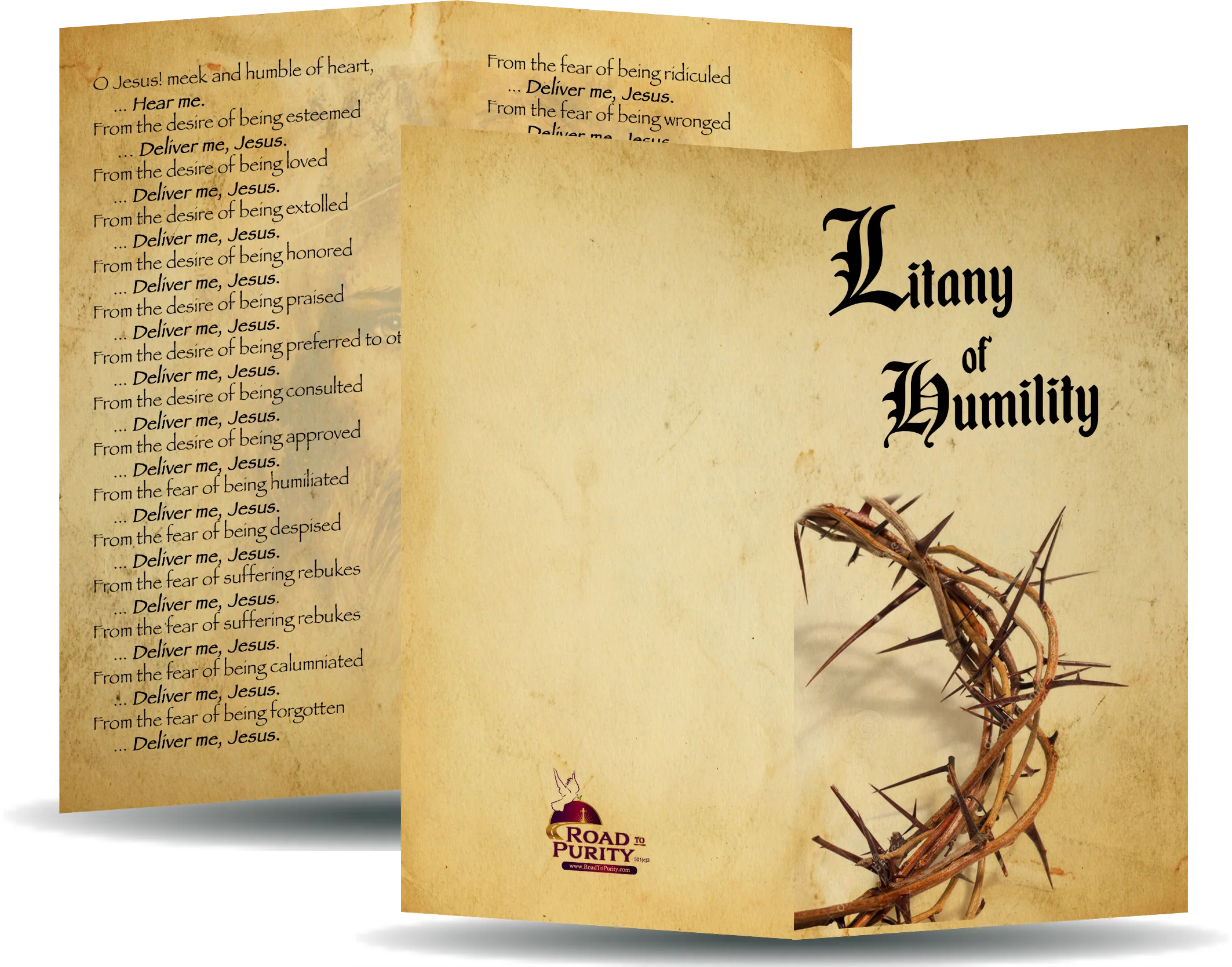 Litany of Humility - Prayer Card (c)
