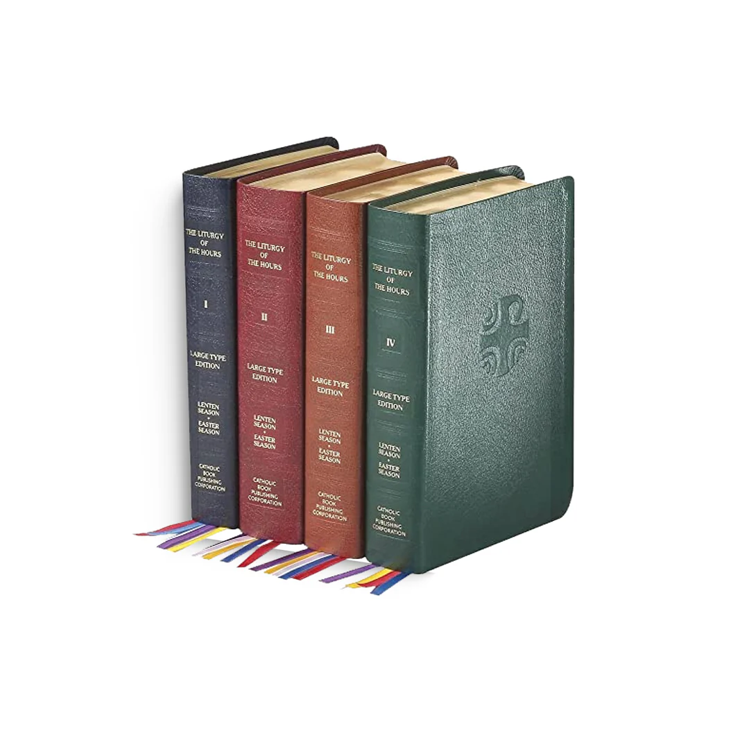 Liturgy of the Hours (Set of 4) (Leather)