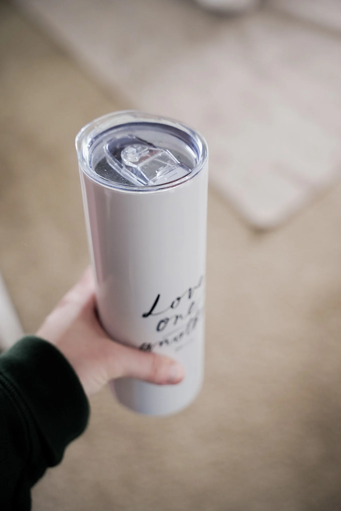 Love One Another Stainless Steel Tumbler - Image 5