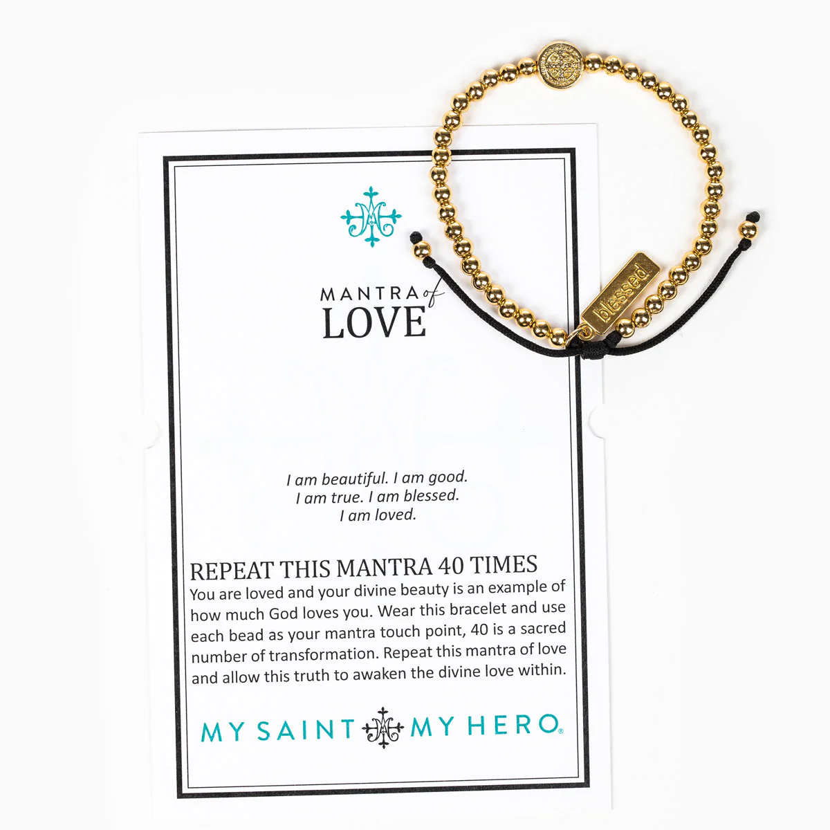 Mantra of Love Benedictine Bracelet - Image 4