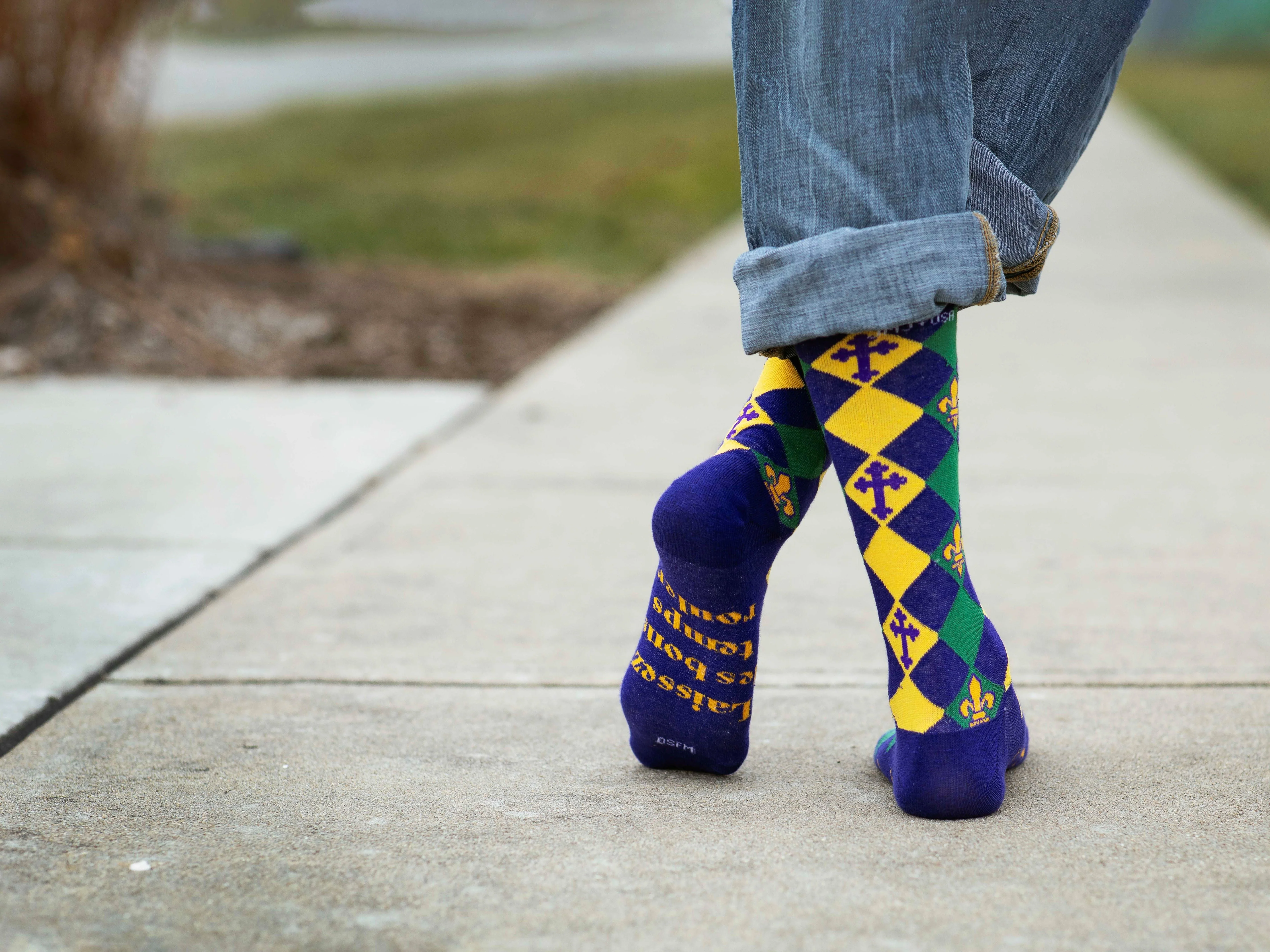 Mardi Gras Adult Socks - Image 6
