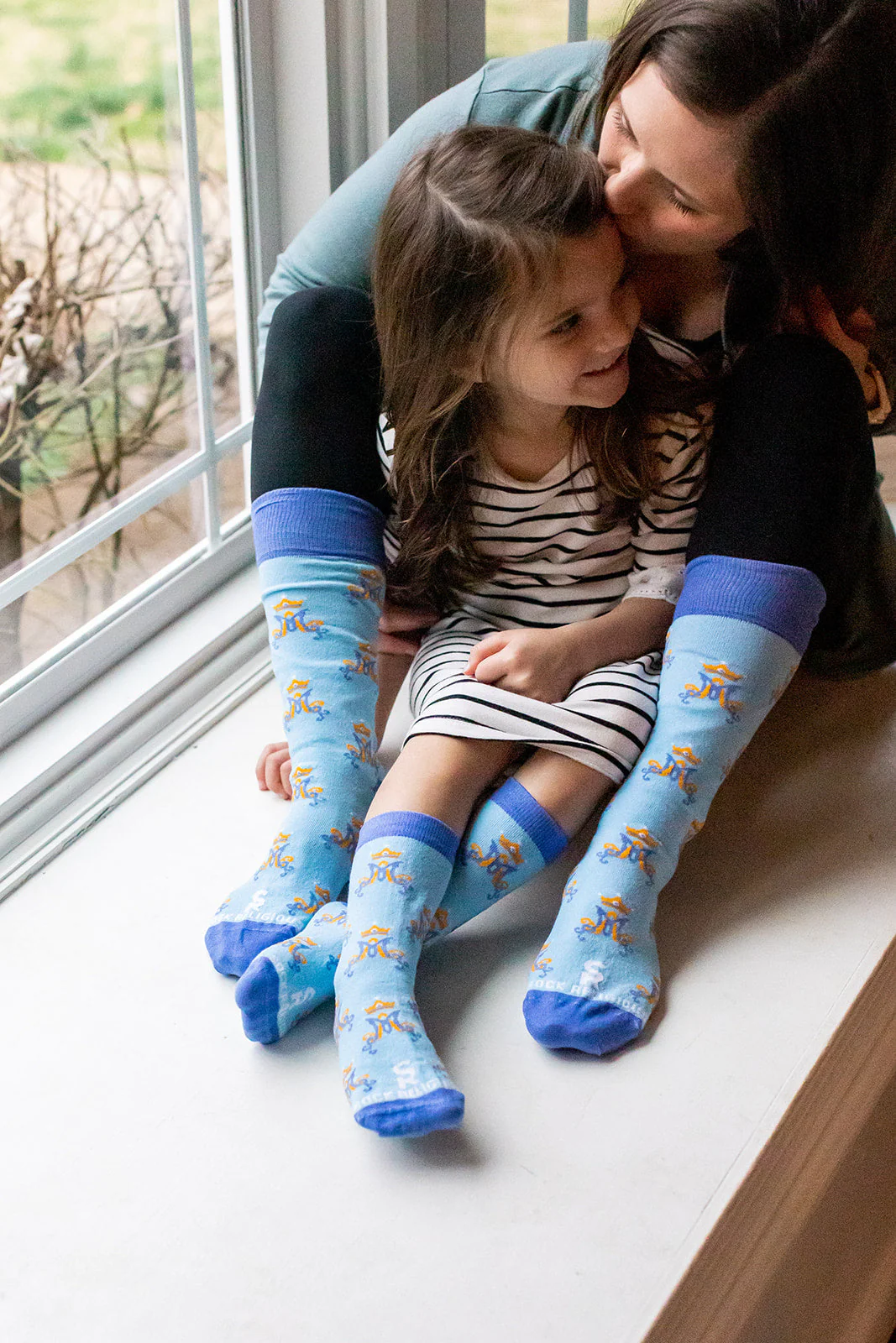 Marian Monogram Adult Socks - Image 5