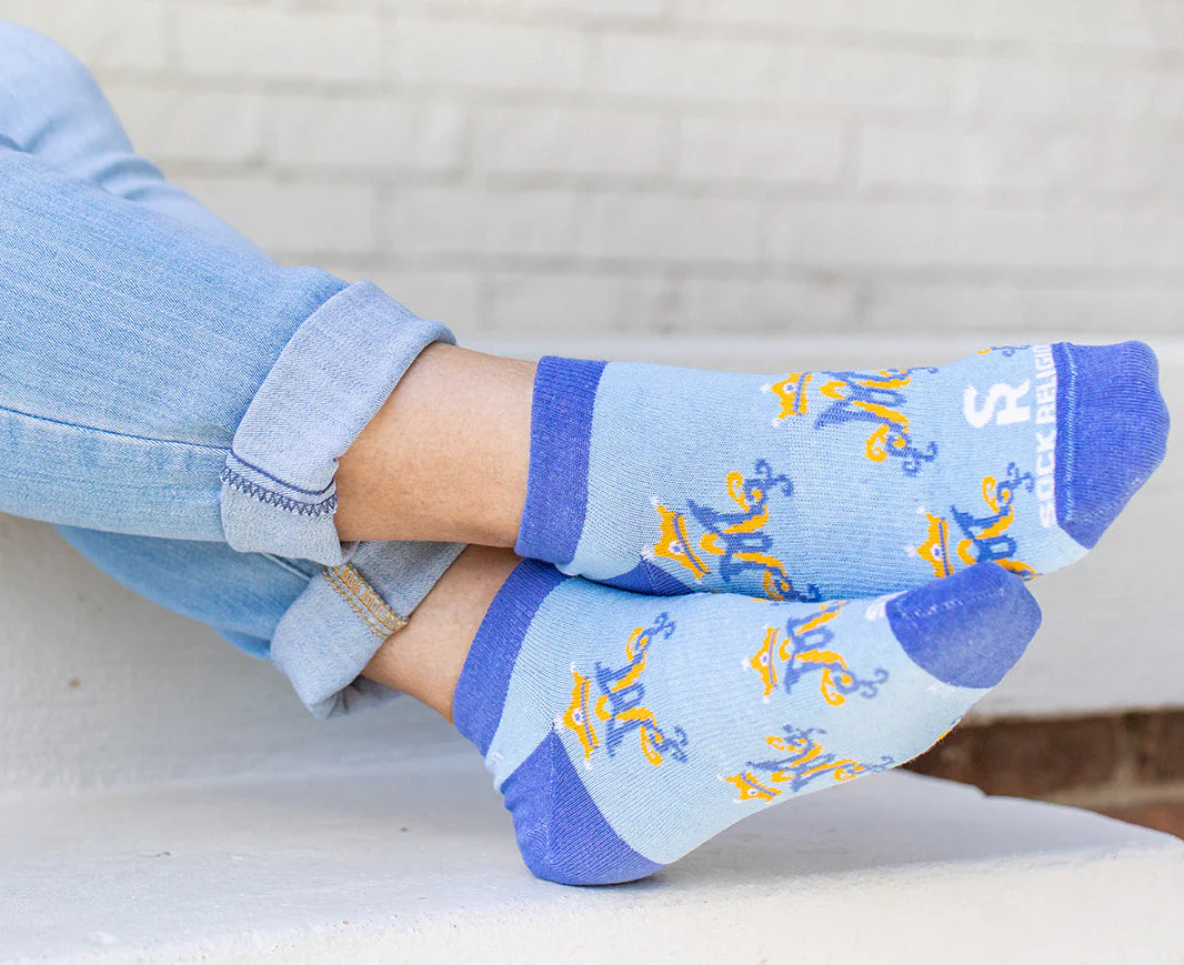 Marian Monogram No Show Socks - Image 2