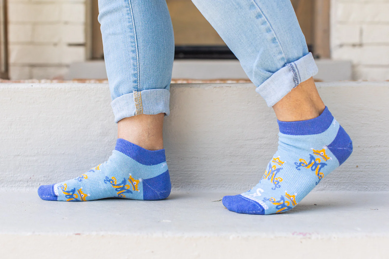 Marian Monogram No Show Socks - Image 3