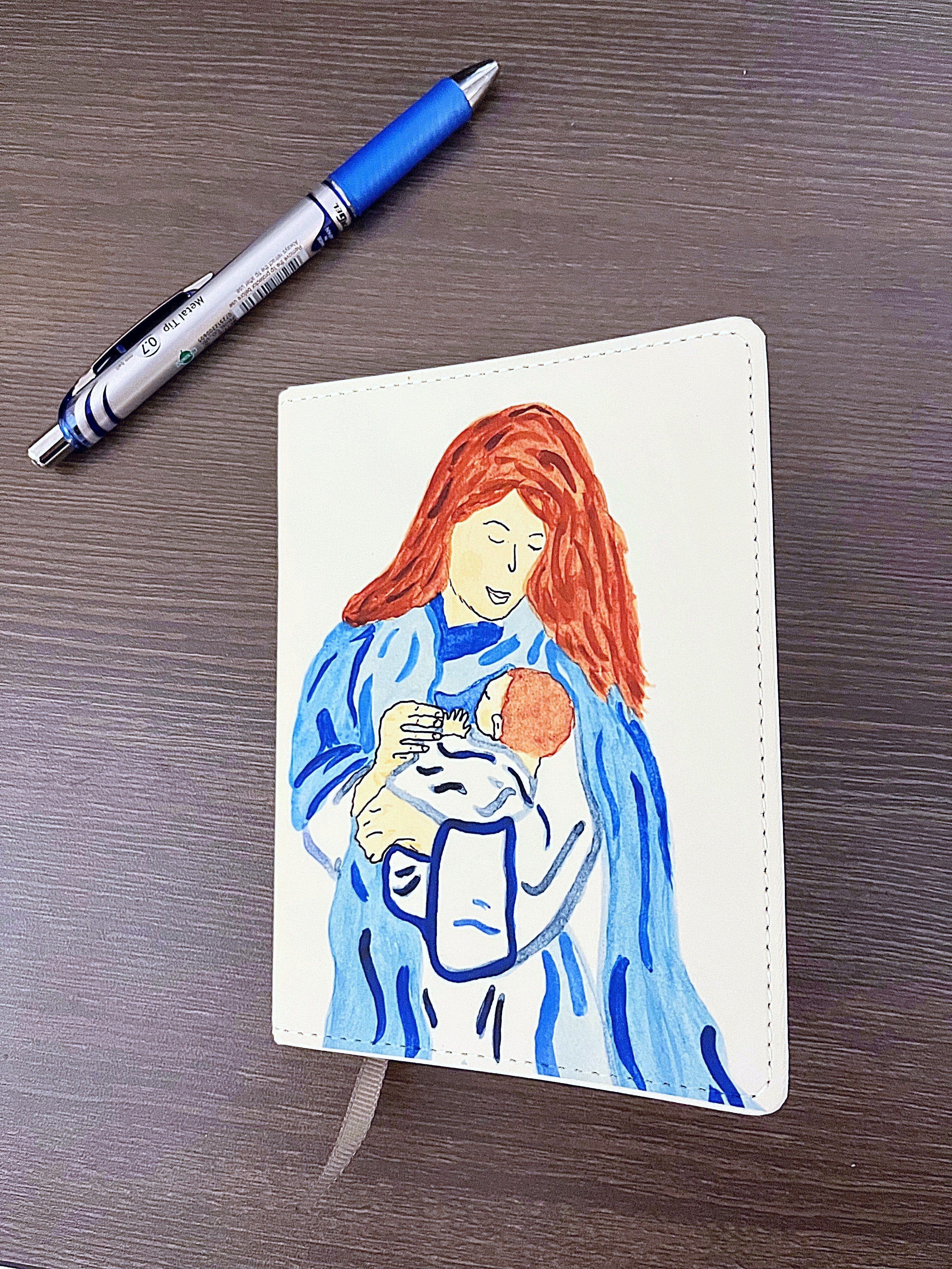 Mary and Infant Jesus journal/ Mass notebook - Image 3