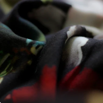Memento Mori Wool Scarf - Image 3
