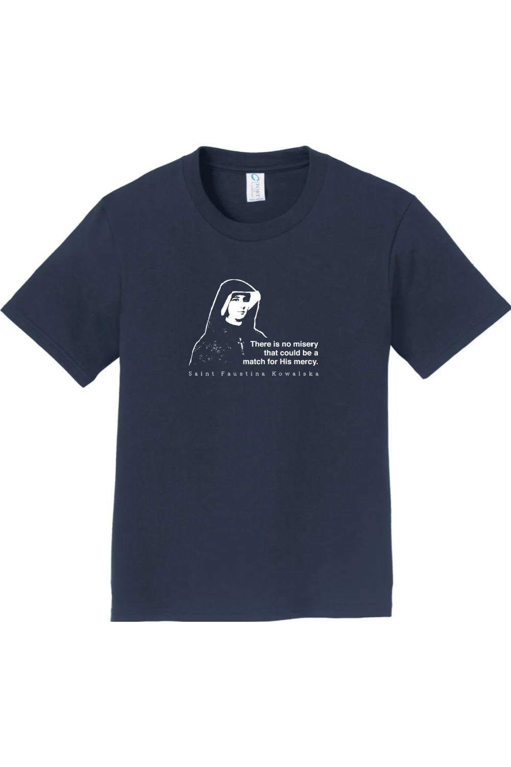 Mercy Message - St. Faustina Kowalska - Youth T-Shirt - Image 2