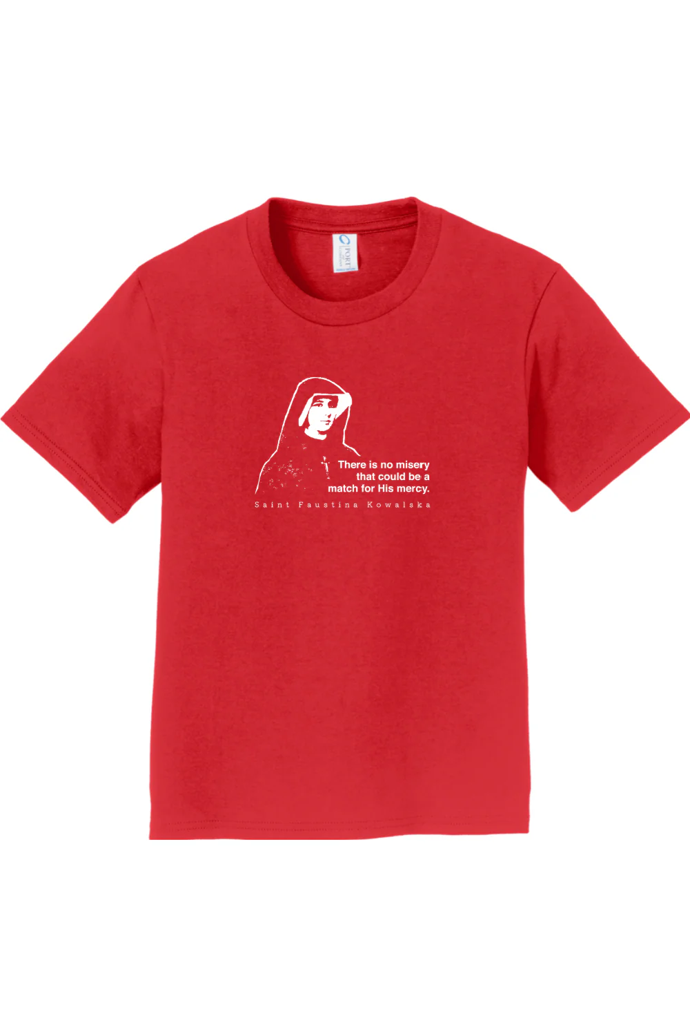 Mercy Message - St. Faustina Kowalska - Youth T-Shirt - Image 5